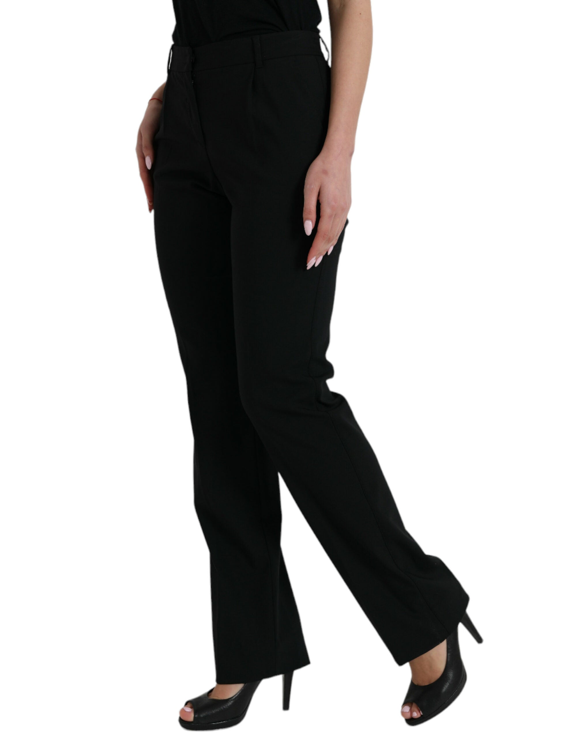 Pantalons Dolce & Gabbana mi-taille noirs
