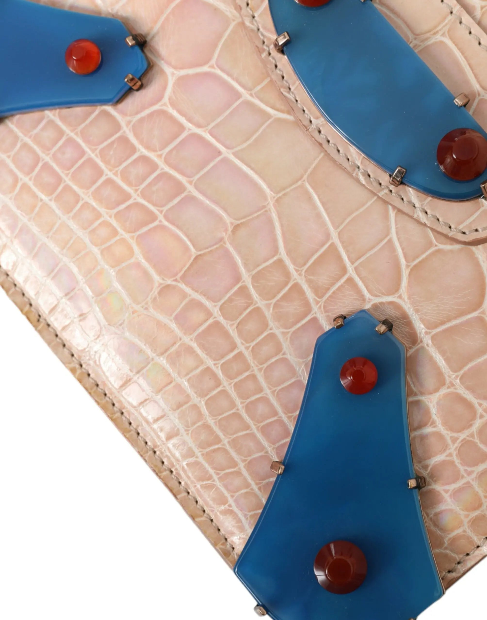 Mini Sac Balenciaga Neo Classic beige et bleu Balenciaga