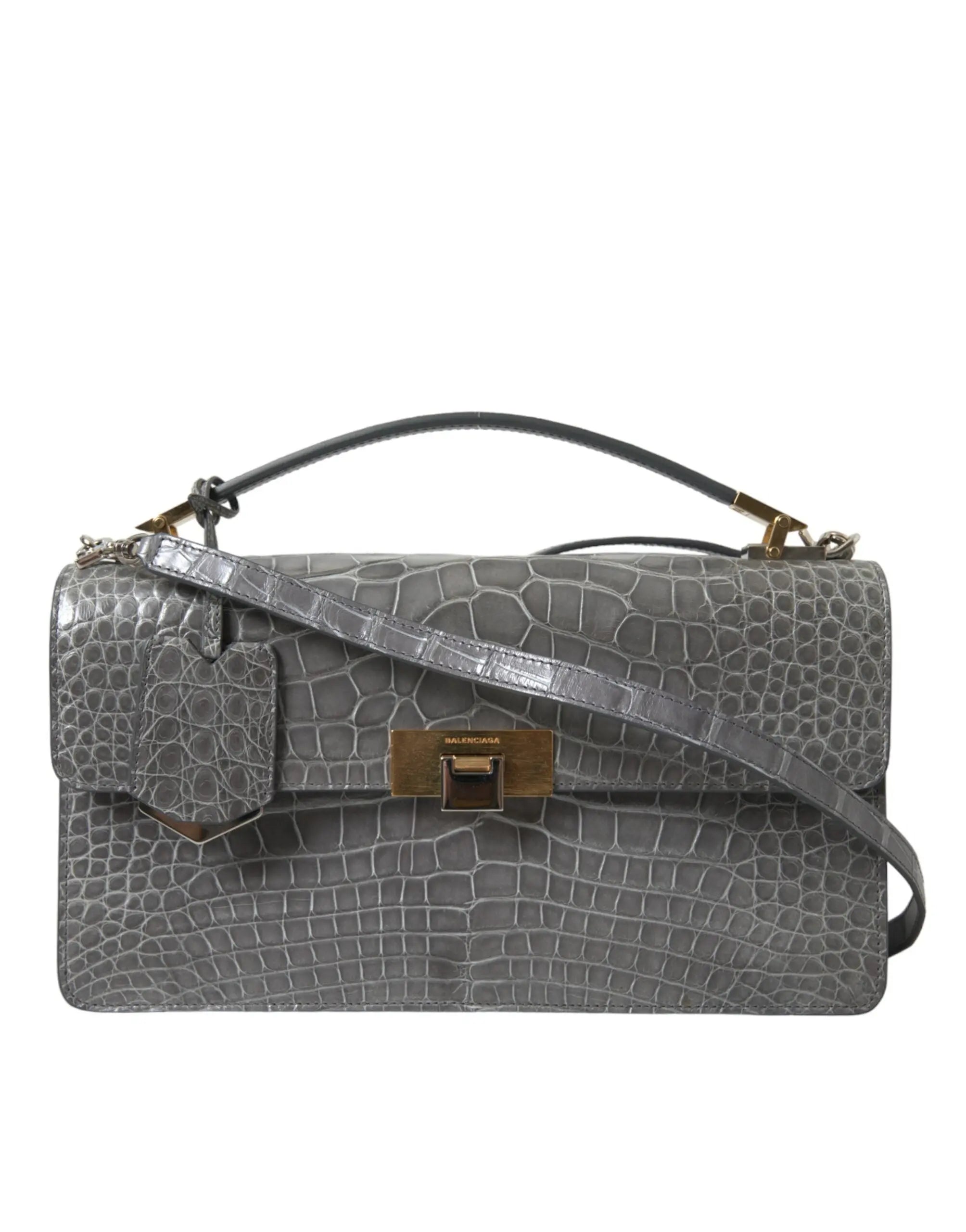 Sac épaule Balenciaga Le Dix gris Balenciaga