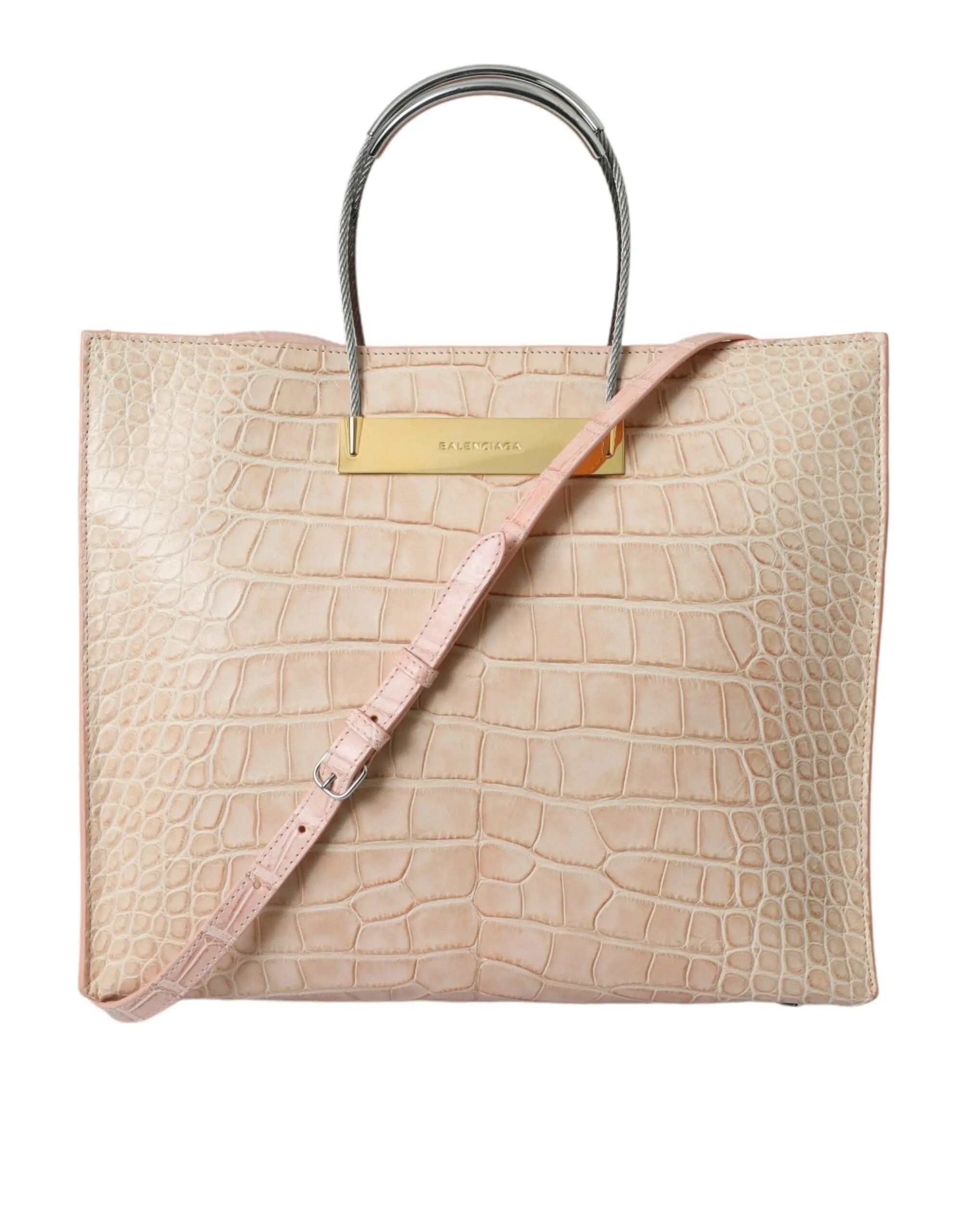 Tote Shopper Balenciaga rose poudre Balenciaga