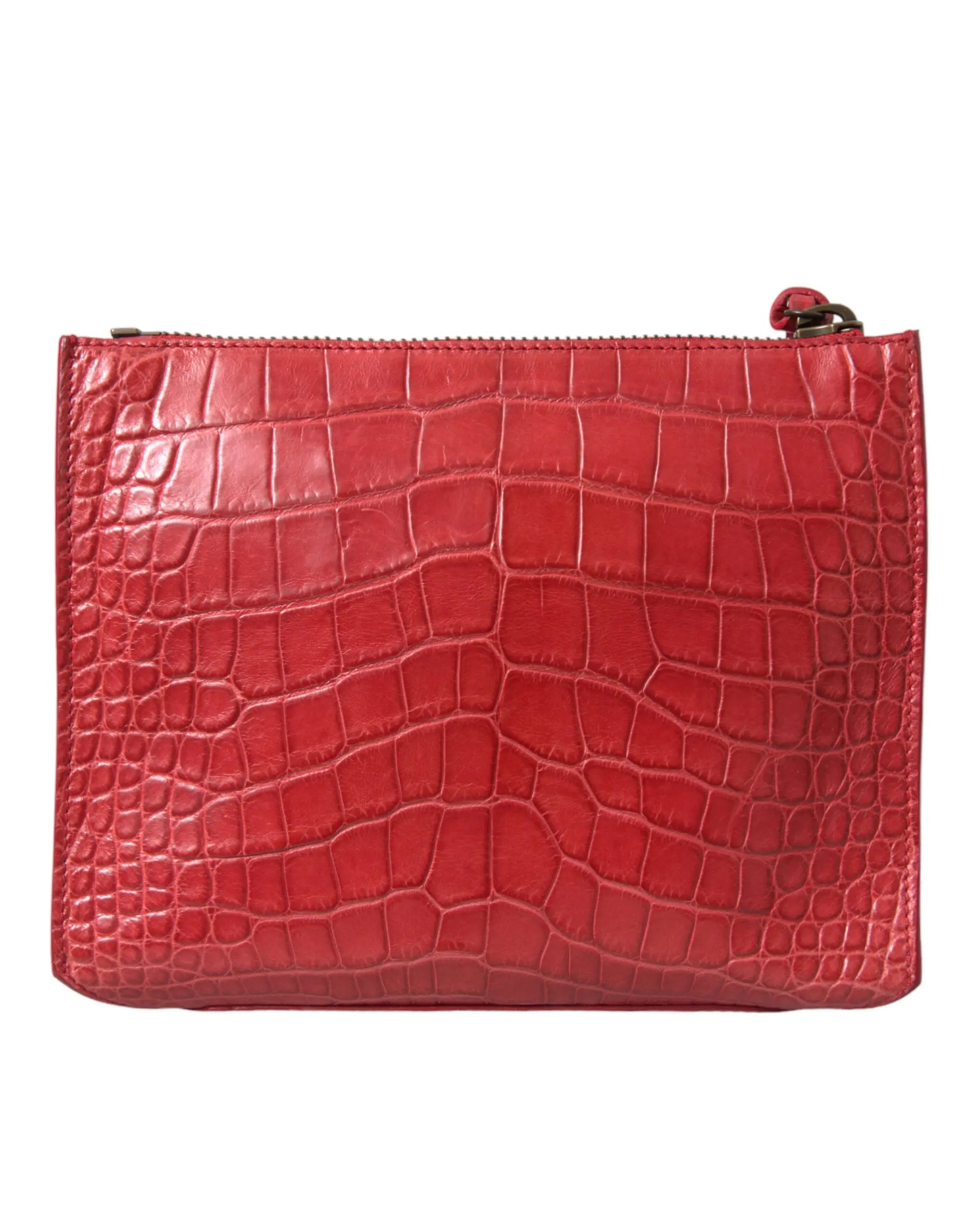 Pochette Balenciaga Classic Pouch rouge Balenciaga