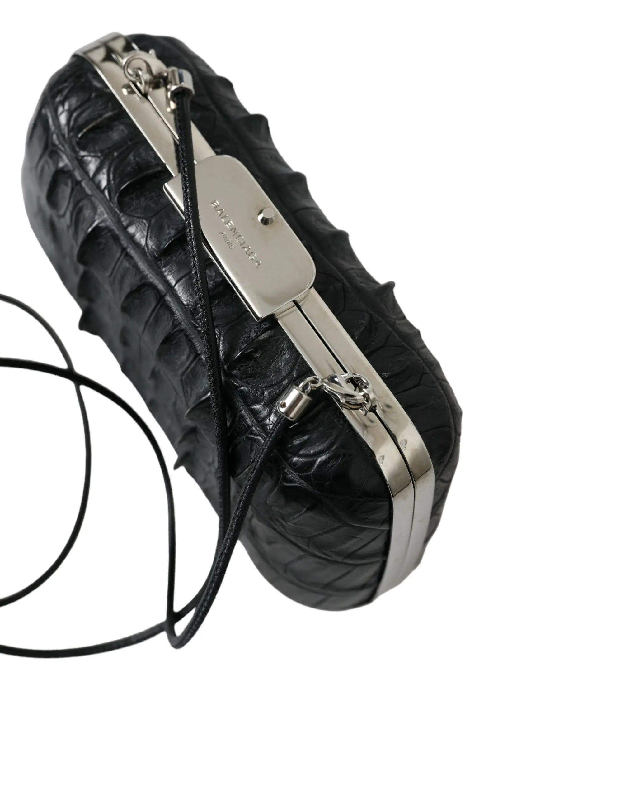 Pochette Balenciaga Box noire Balenciaga