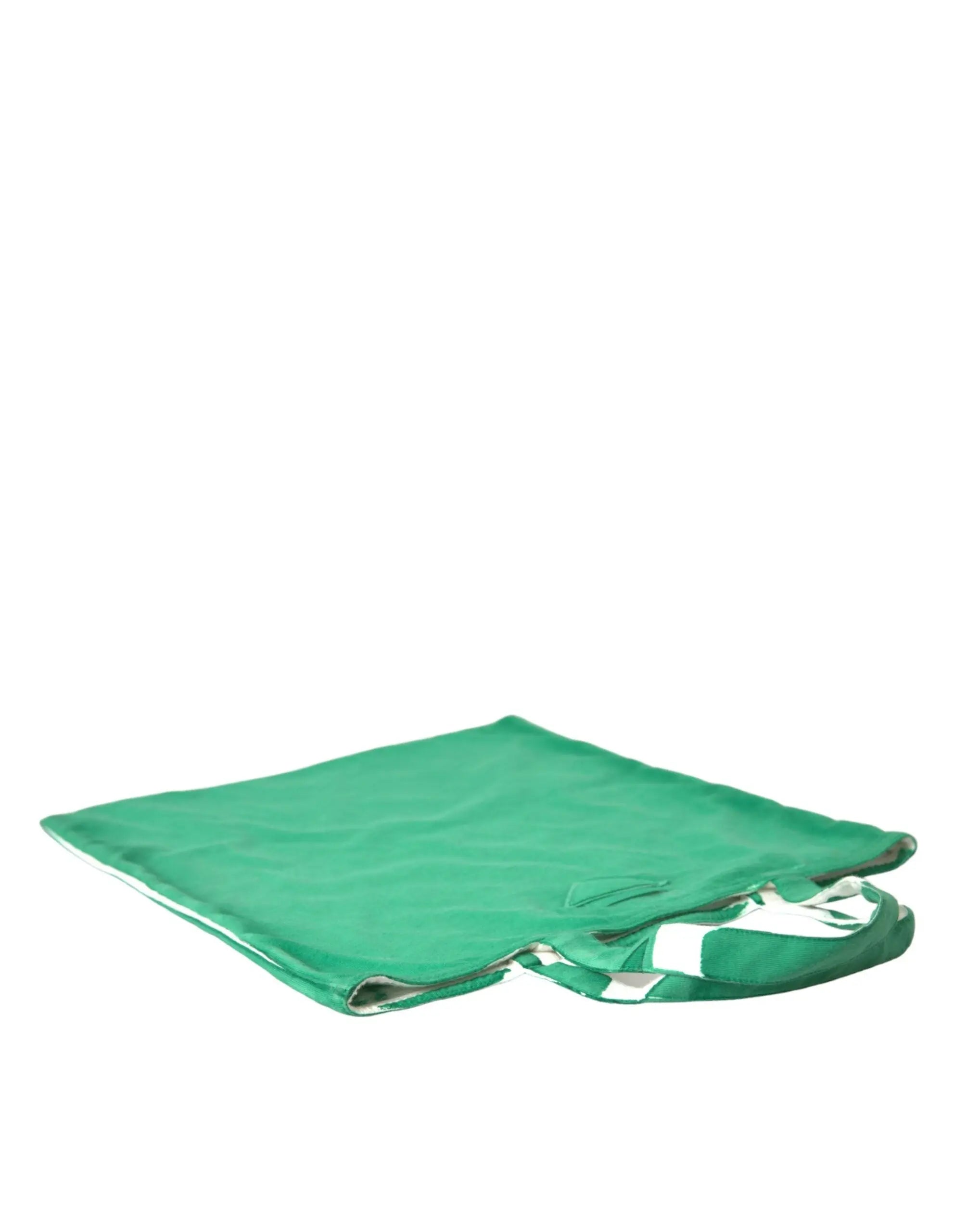 Sac shopping Prada vert et blanc Prada