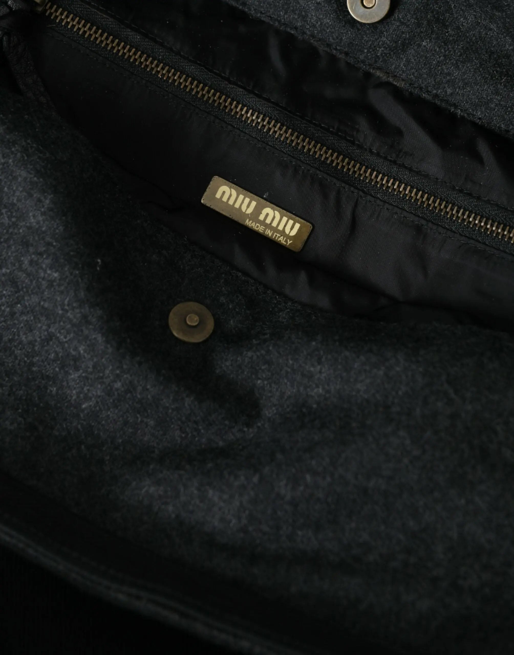 Sac cabas Miu Miu noir Miu Miu