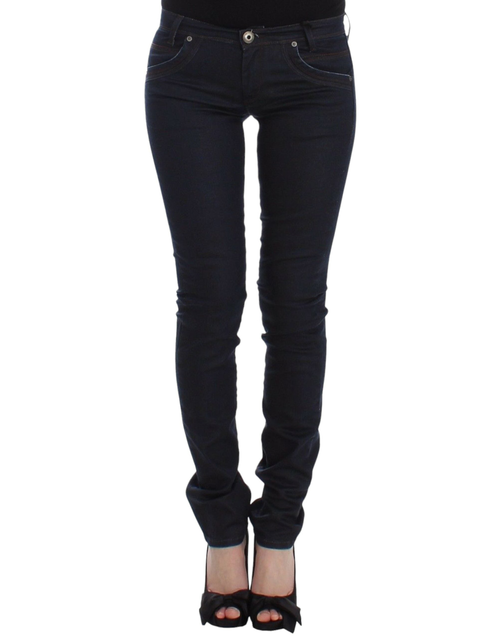 Jean skinny Ermanno Scervino bleu foncé