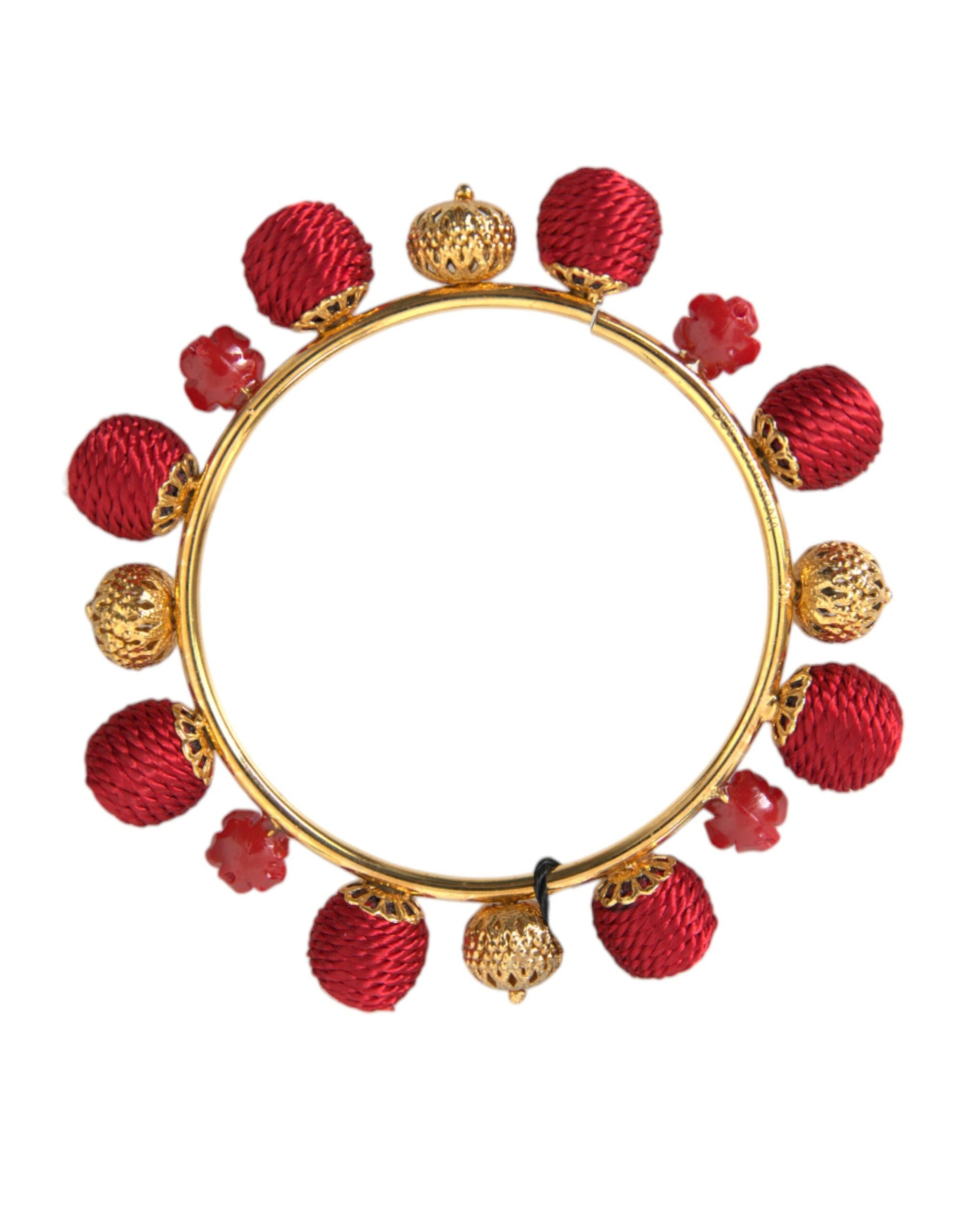 Bracelet Dolce & Gabbana RUNWAY doré rouge