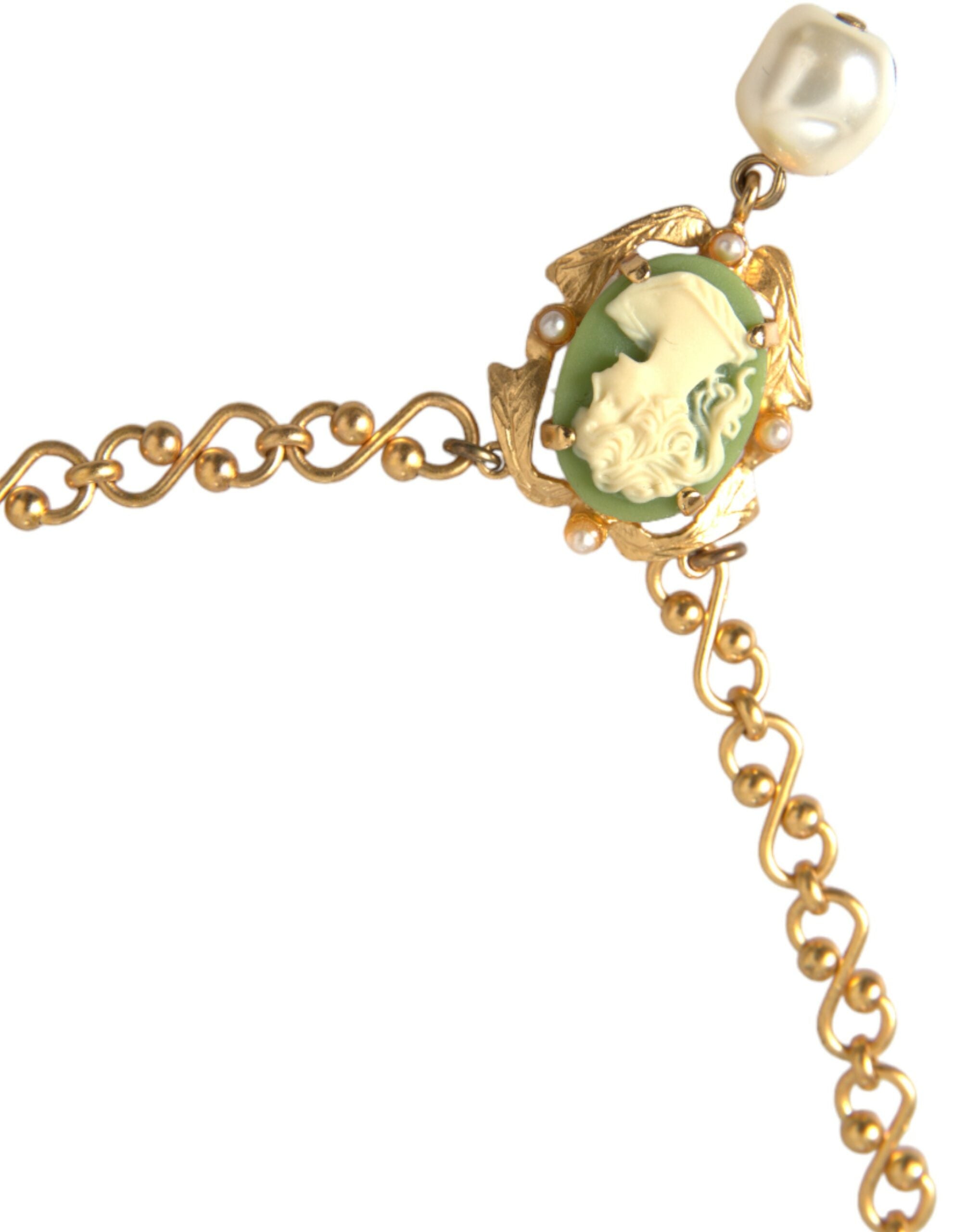 Collier Dolce & Gabbana Médaille verte