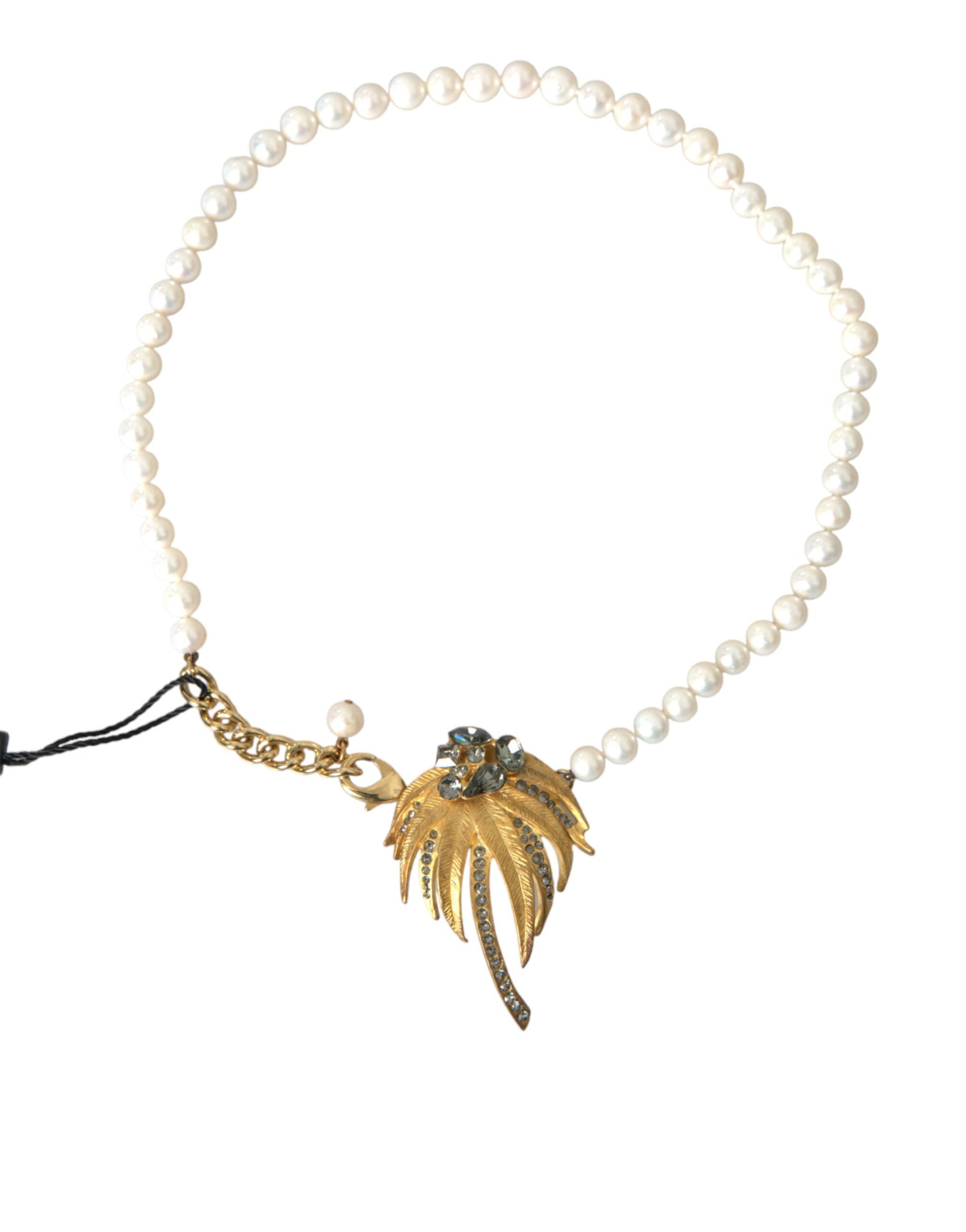 Collier Dolce & Gabbana Pearls doré