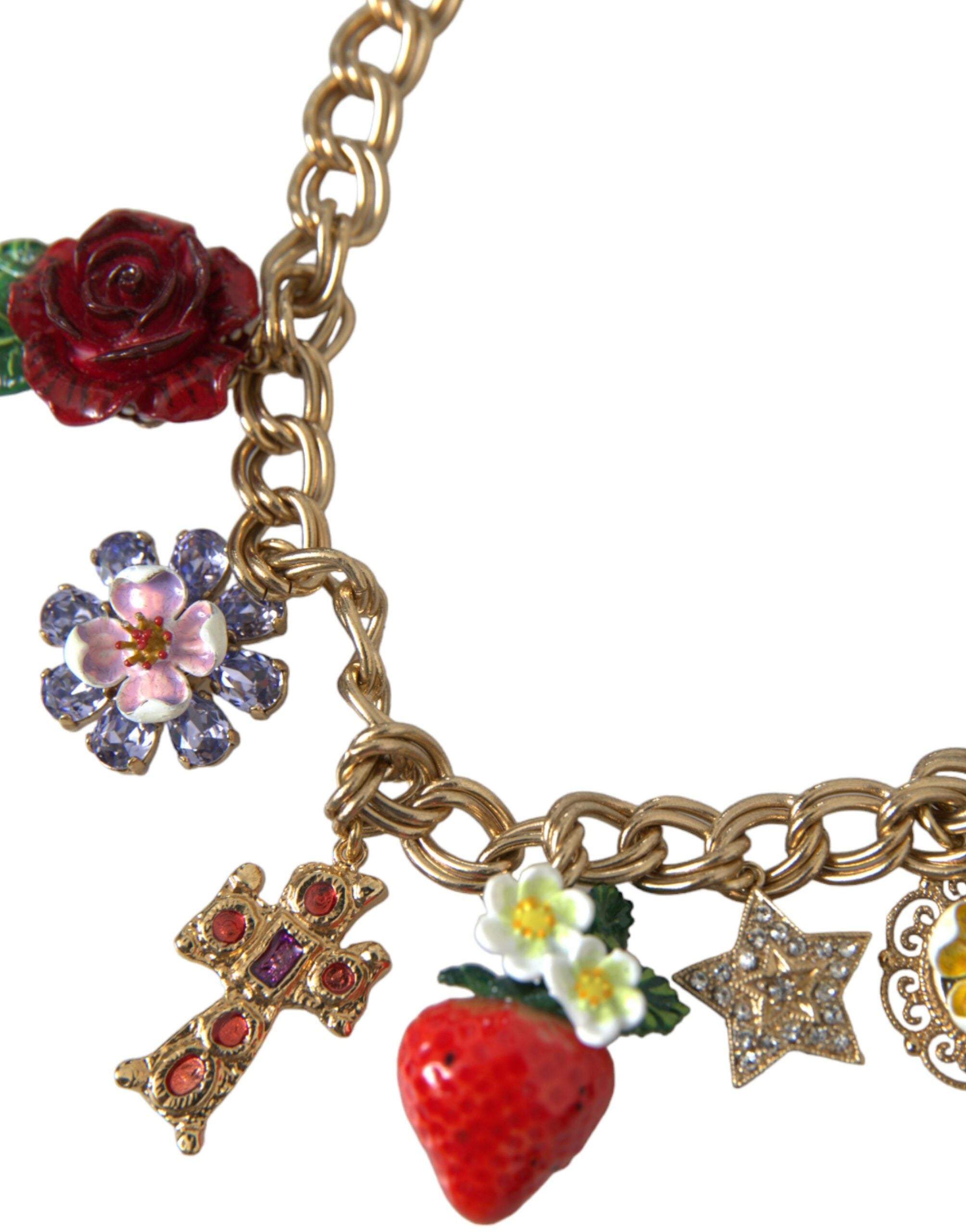 Collier Dolce & Gabbana Rose doré