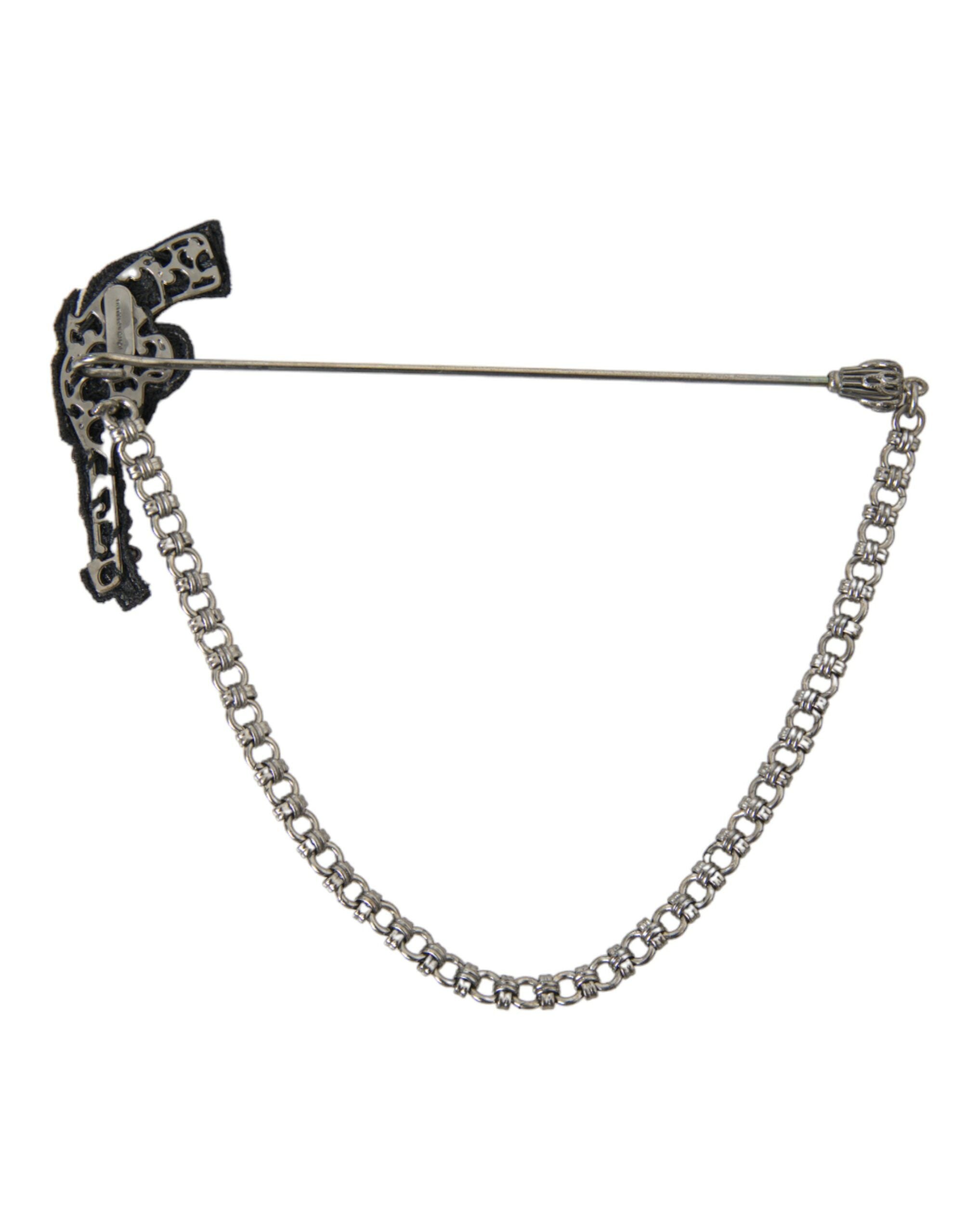 Broche Dolce & Gabbana Révolver noire