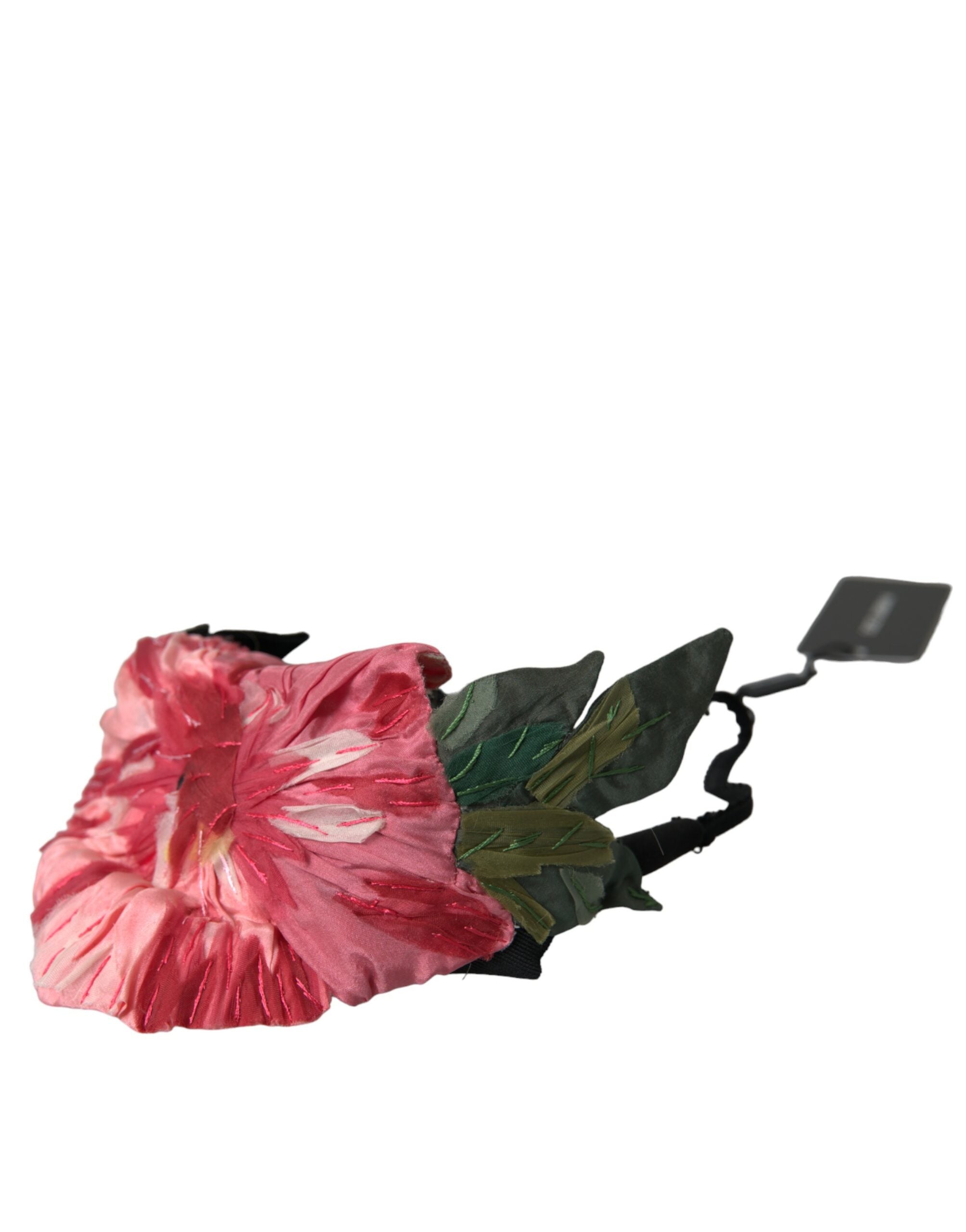 Diadème Dolce & Gabbana noir avec détails multicolores