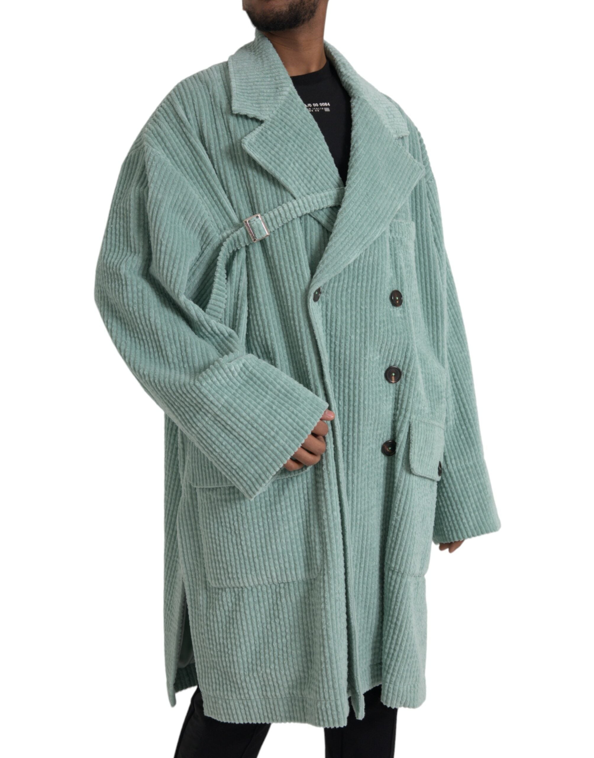 Manteau DOLCE & GABBANA trench bleu clair