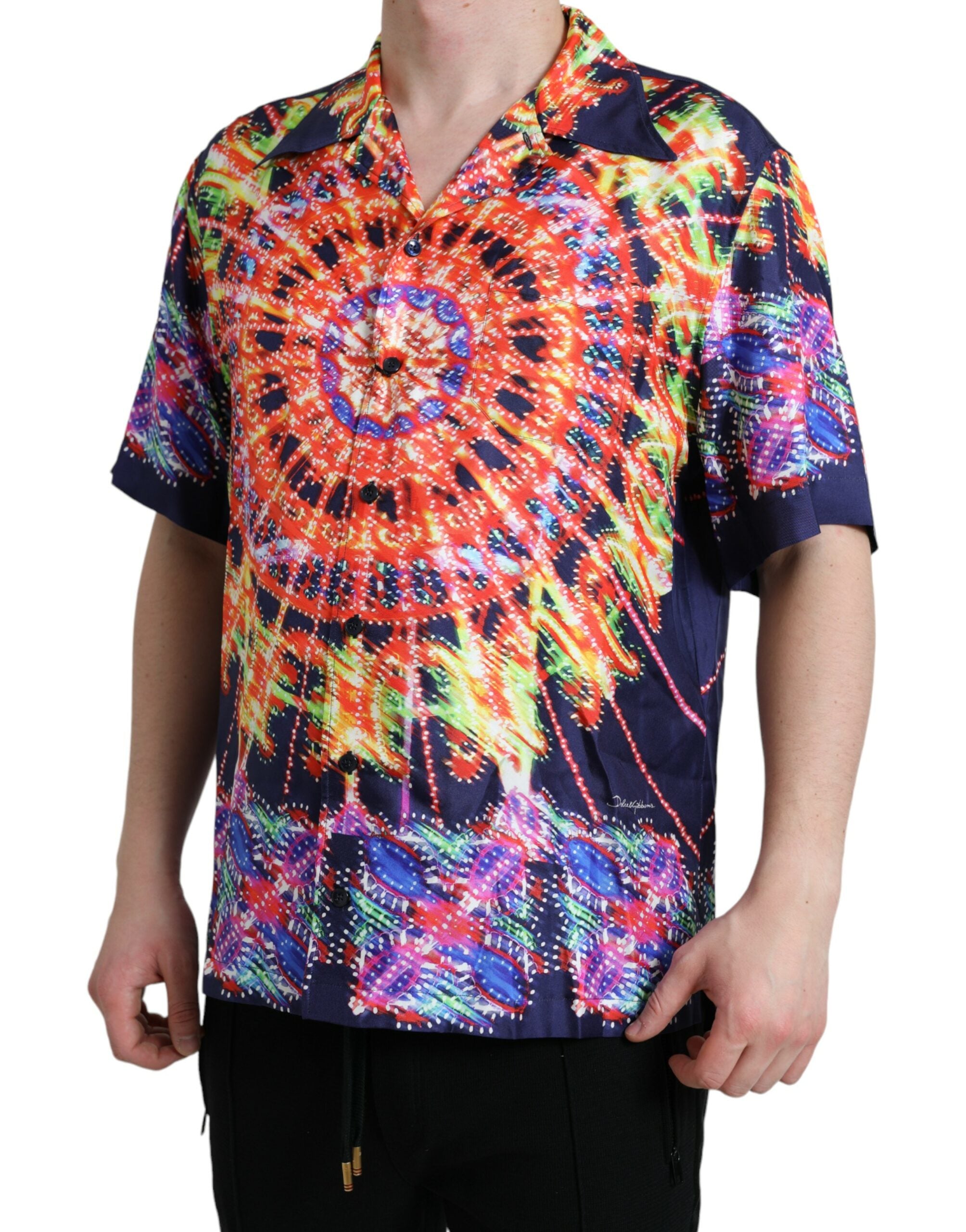 Chemise Dolce & Gabbana luminarie multicolore