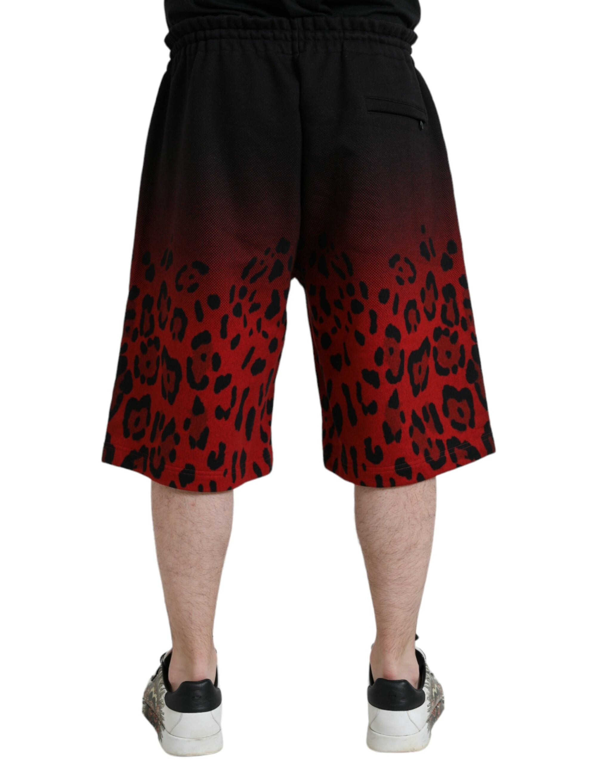 Shorts Dolce & Gabbana léopard rouges
