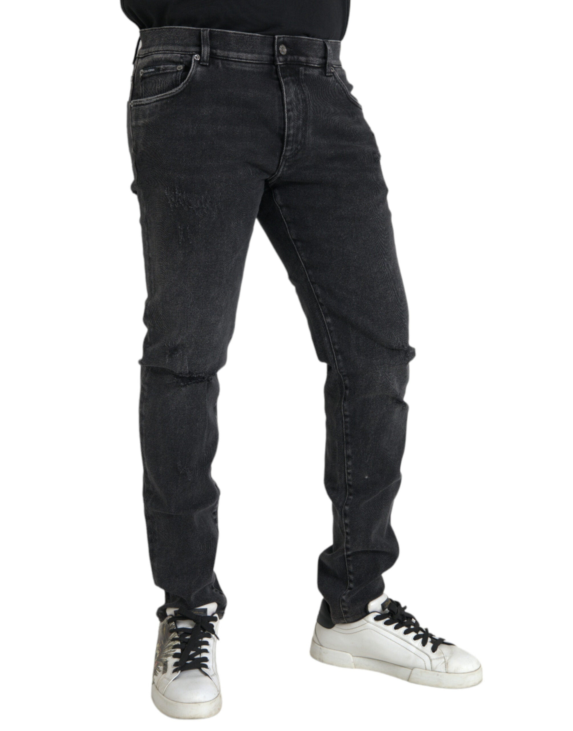 Jeans Dolce & Gabbana skinny gris