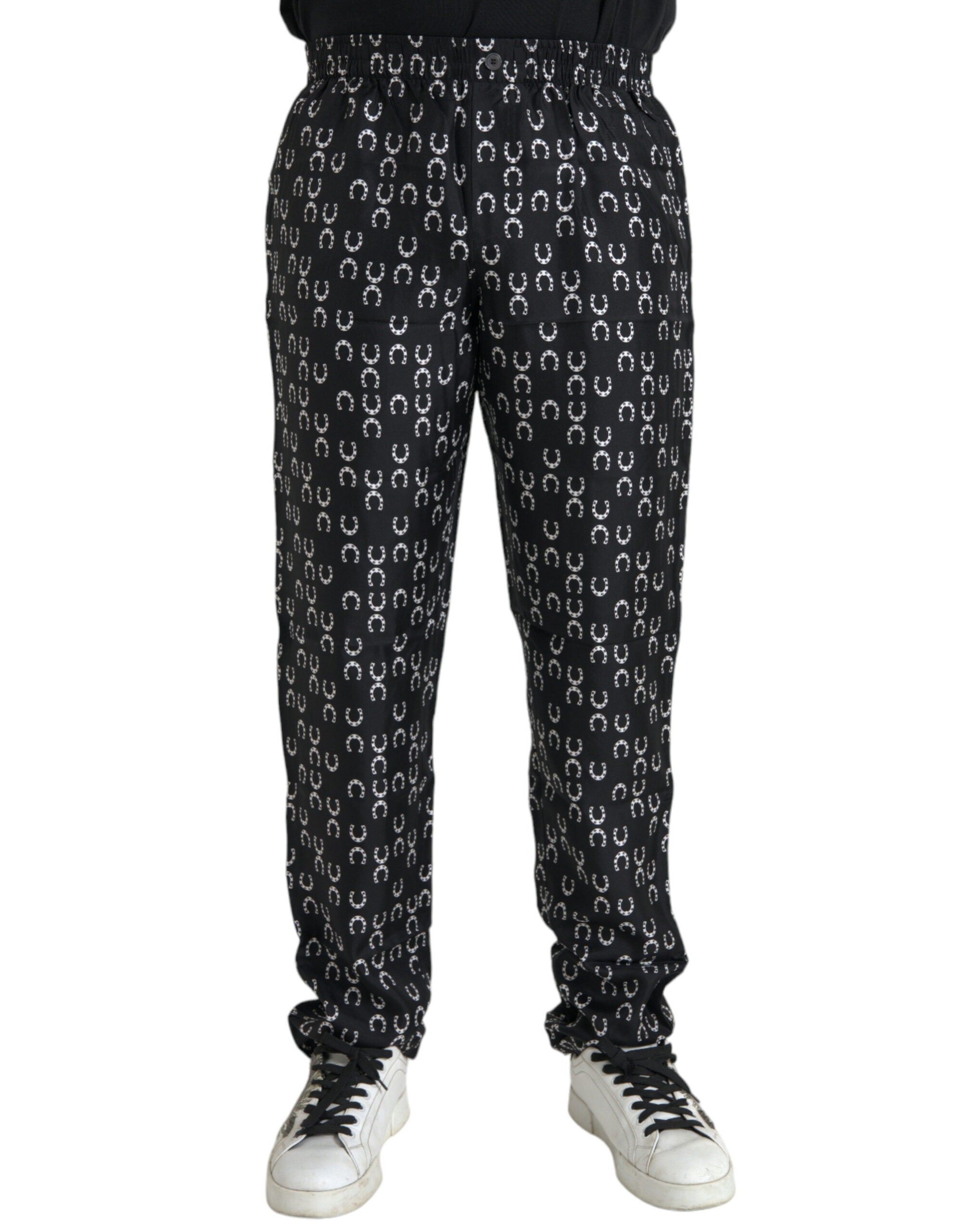 Pantalons Dolce & Gabbana imprimé noir
