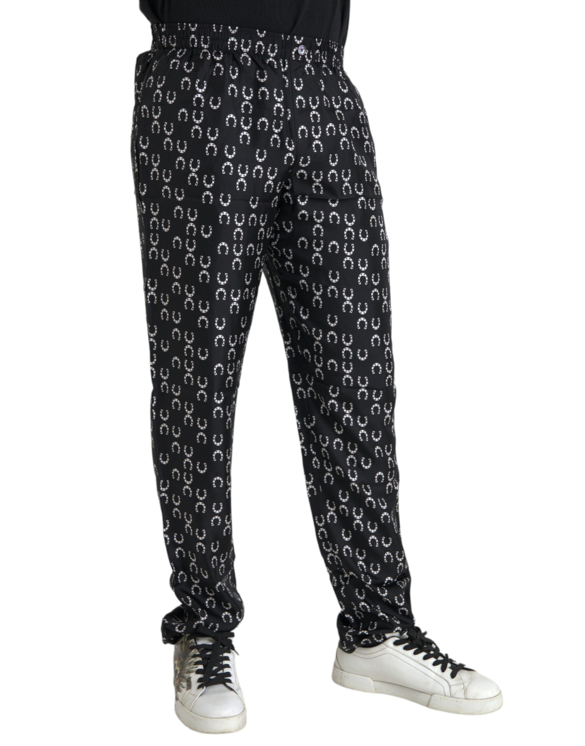 Pantalons Dolce & Gabbana imprimé noir