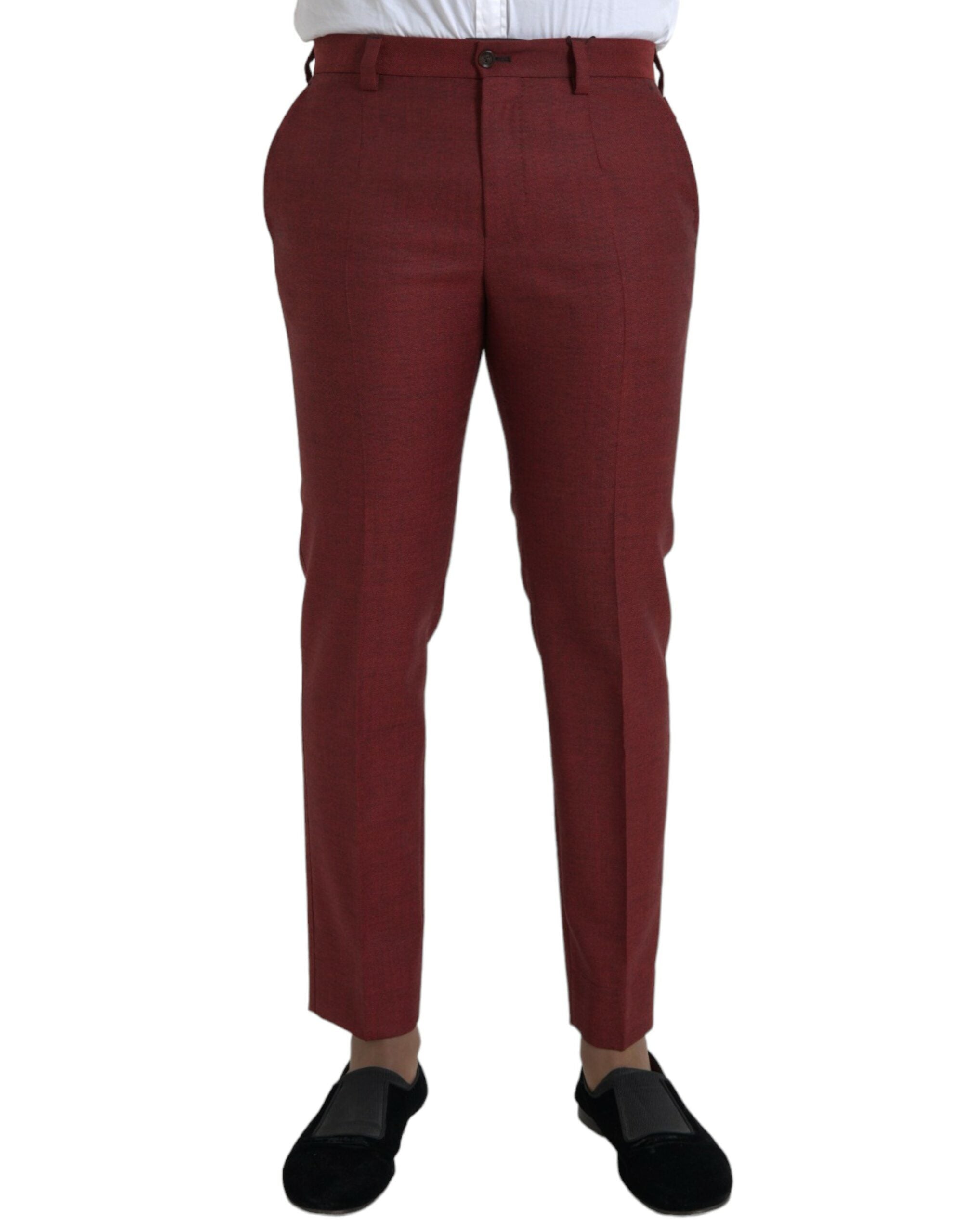 Pantalons DOLCE & GABBANA Slim maroon