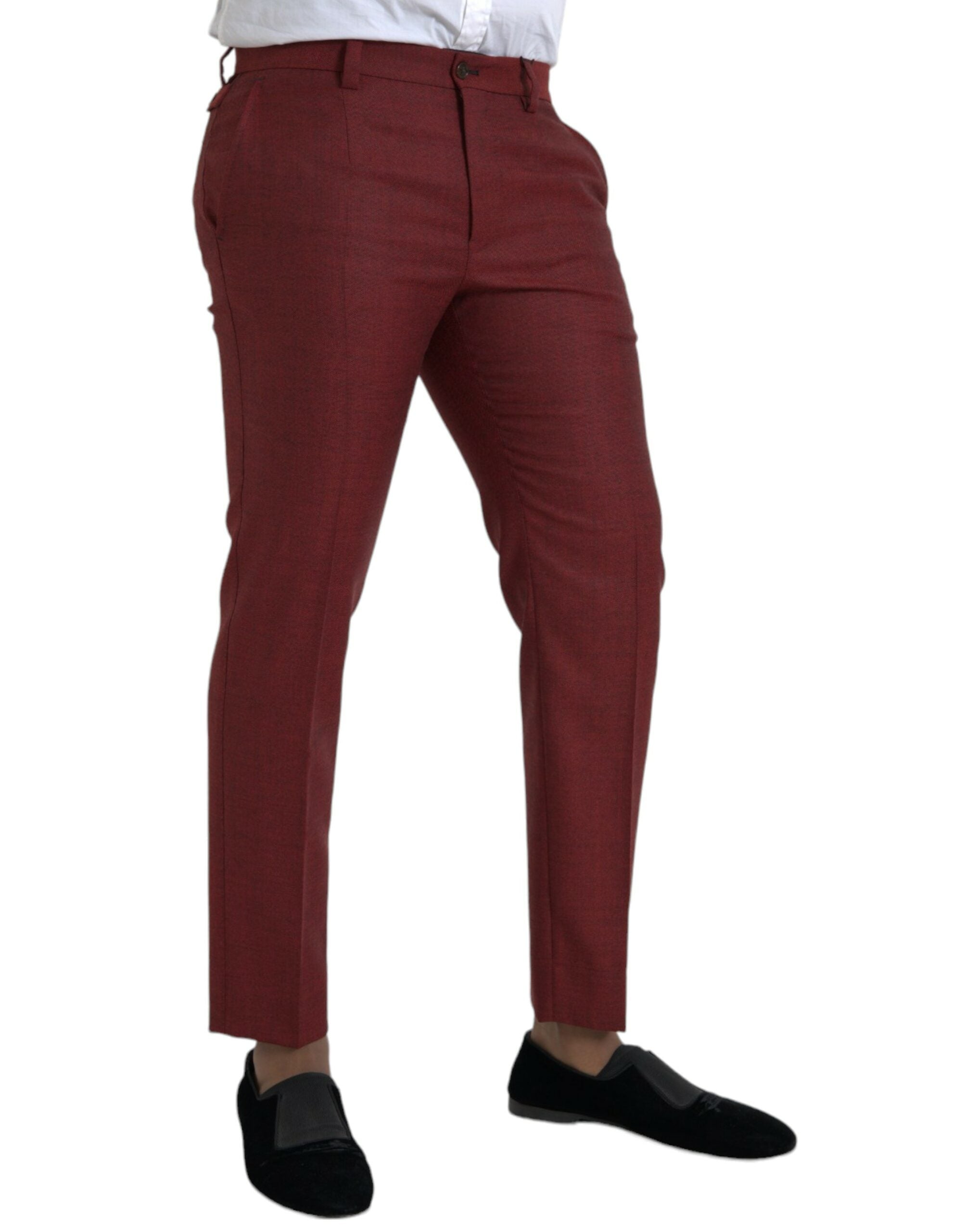Pantalons DOLCE & GABBANA Slim maroon