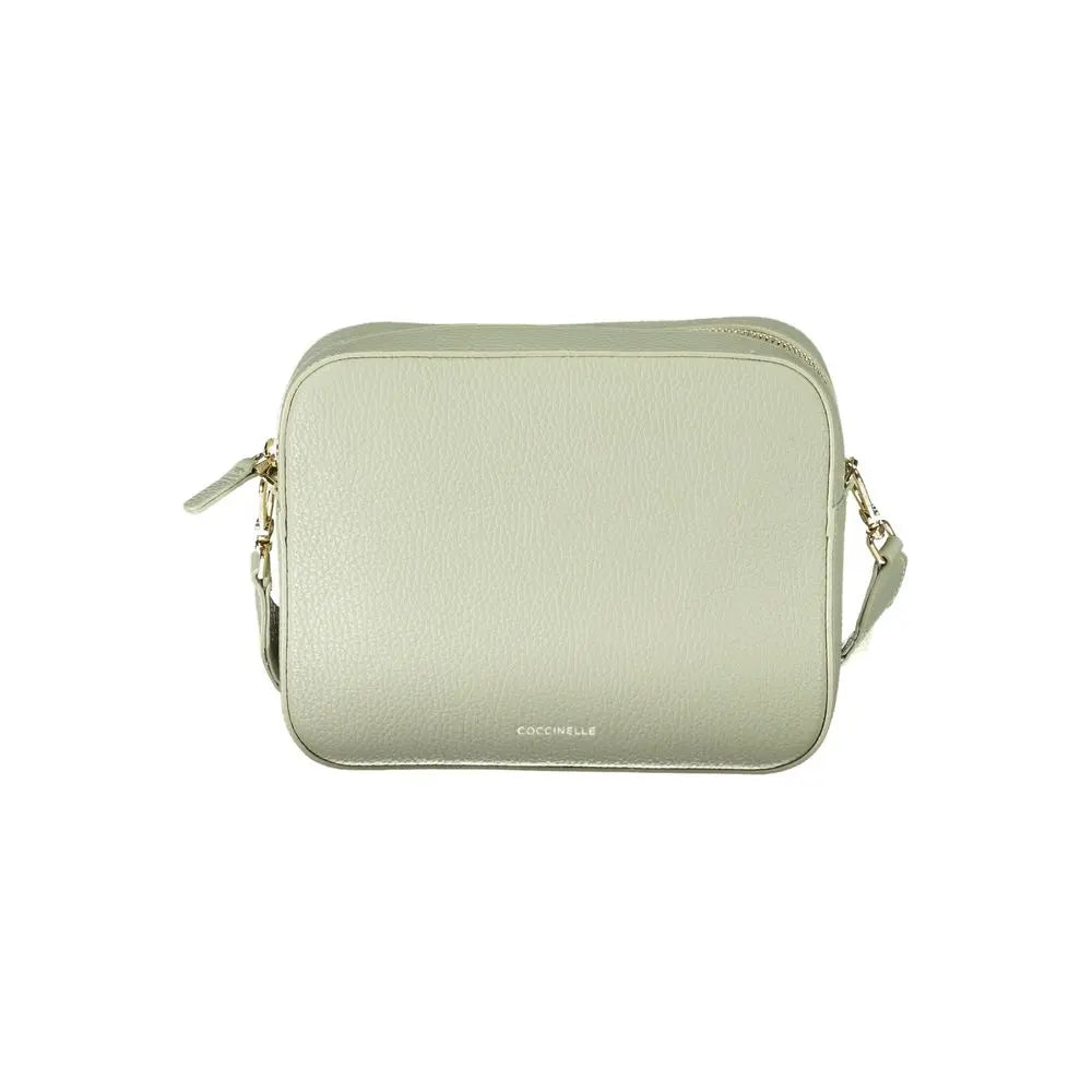 Sac à main vert cuir Coccinelle