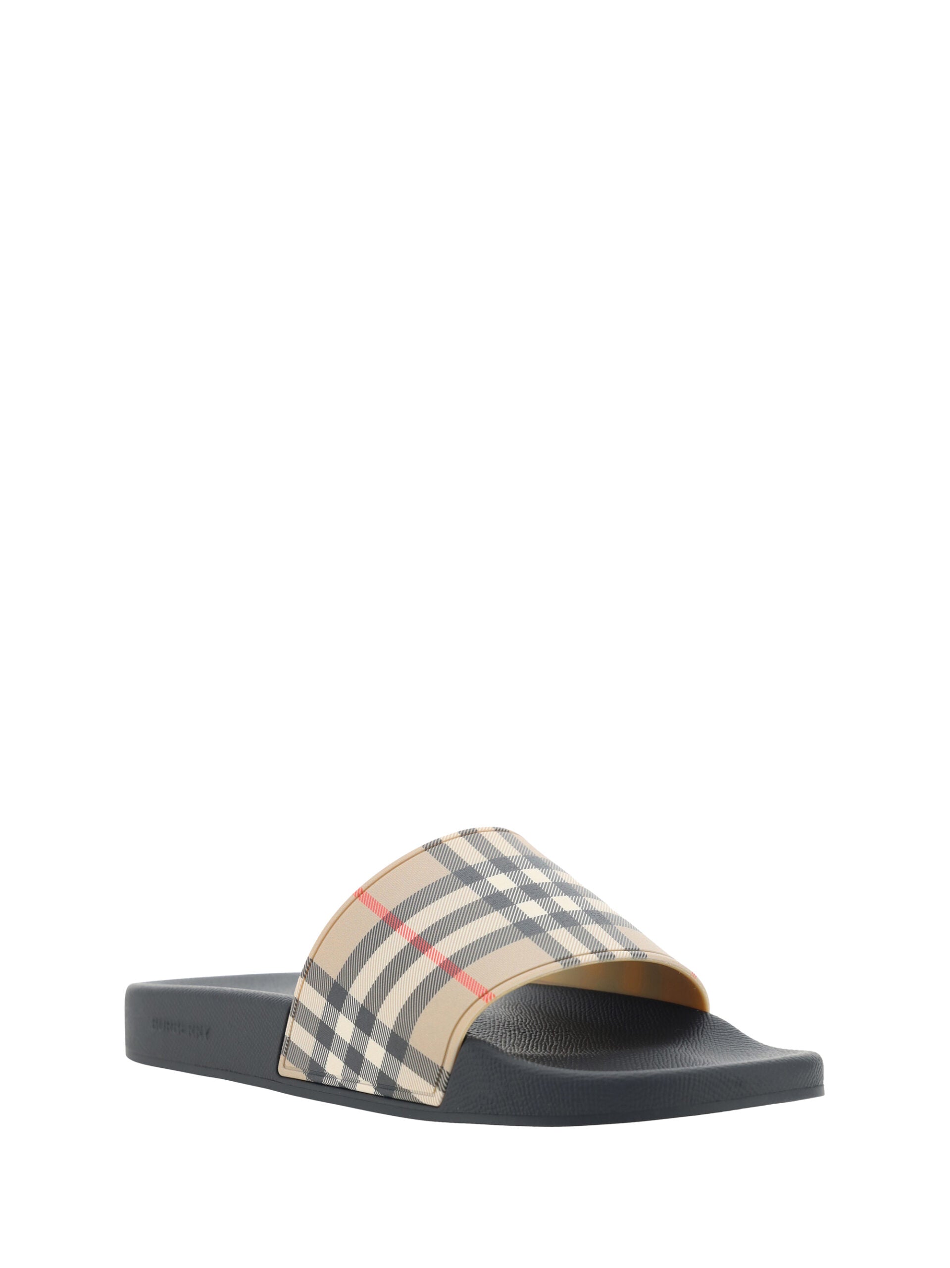 Sandales Burberry à motifs beiges