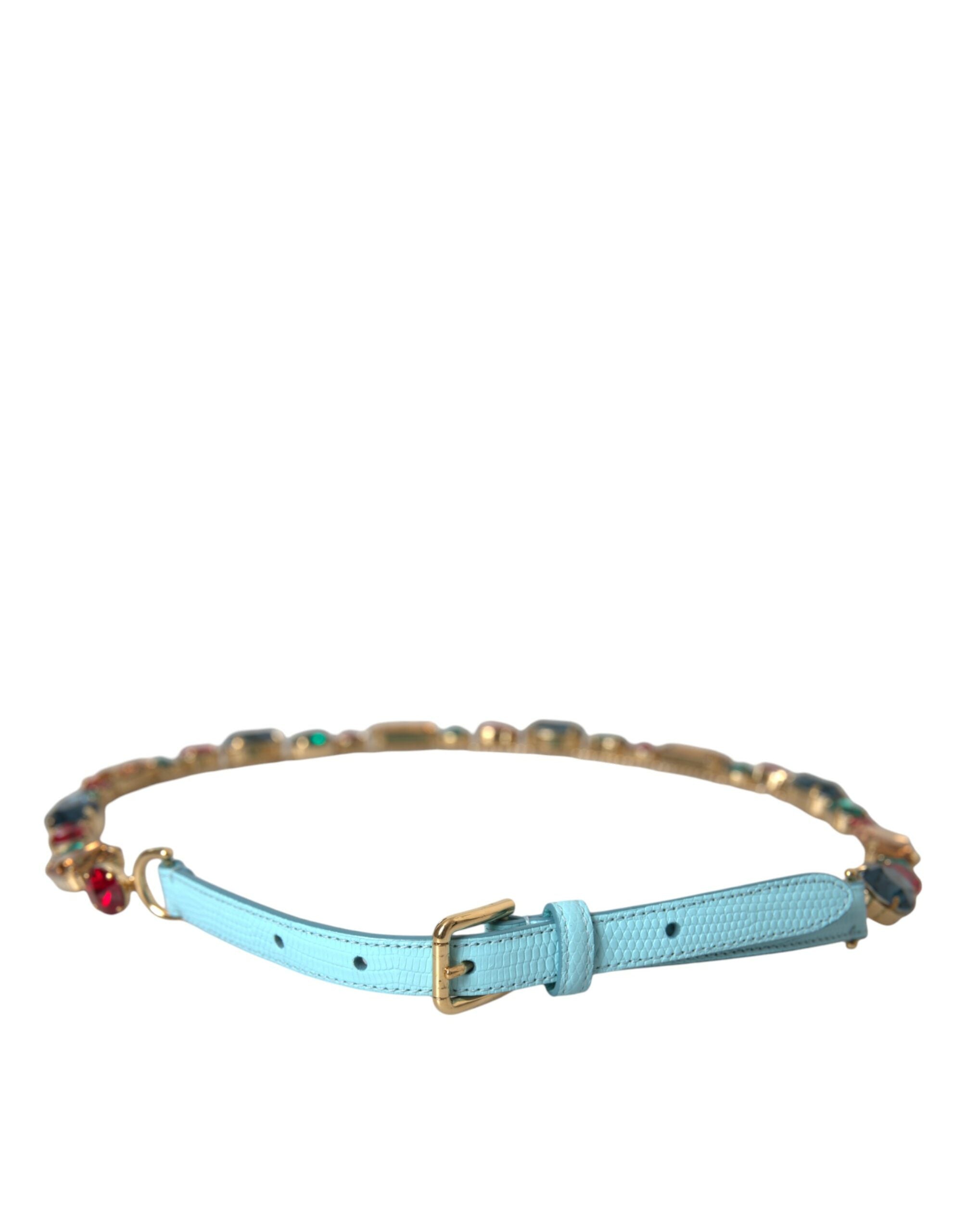 Ceinture Dolce & Gabbana bleue claire