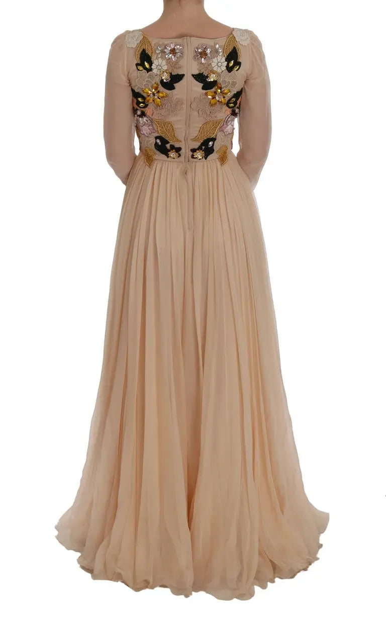 Robe Dolce & Gabbana A-line rose Dolce & Gabbana