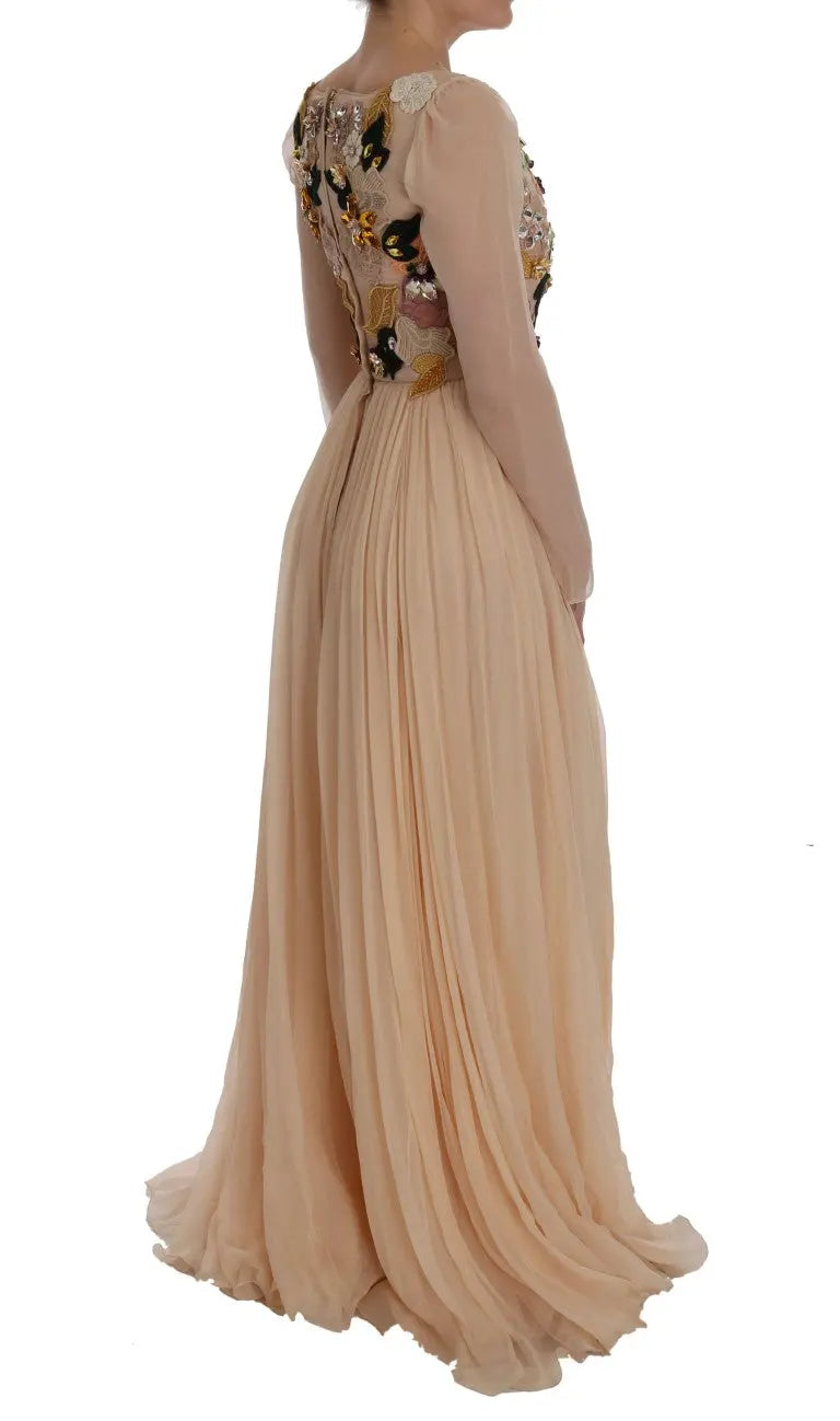 Robe Dolce & Gabbana A-line rose Dolce & Gabbana