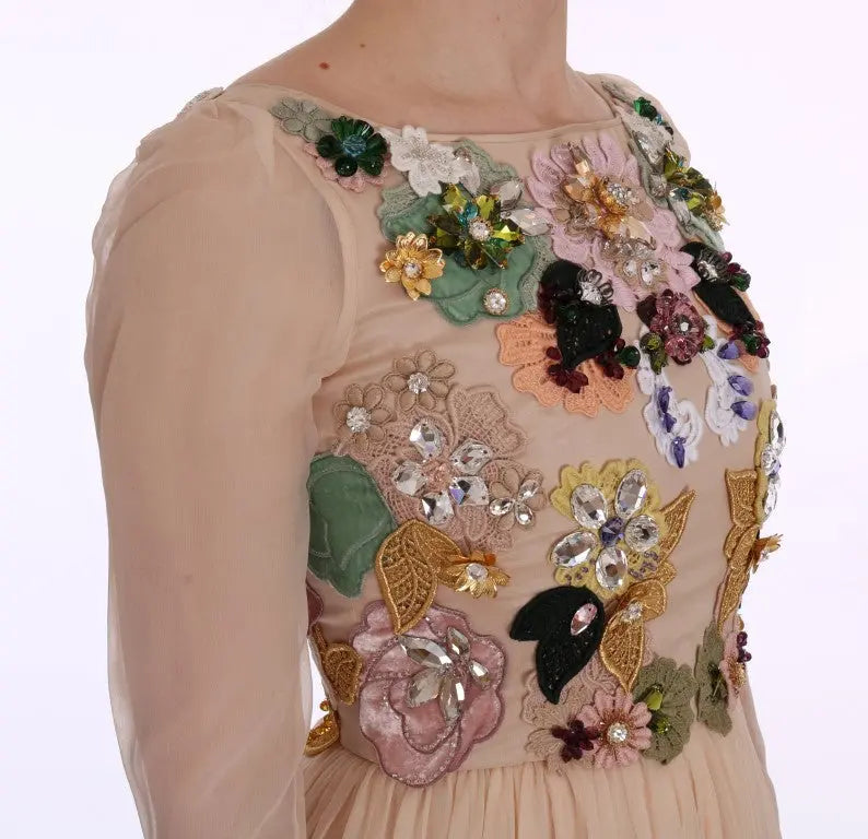 Robe Dolce & Gabbana A-line rose Dolce & Gabbana