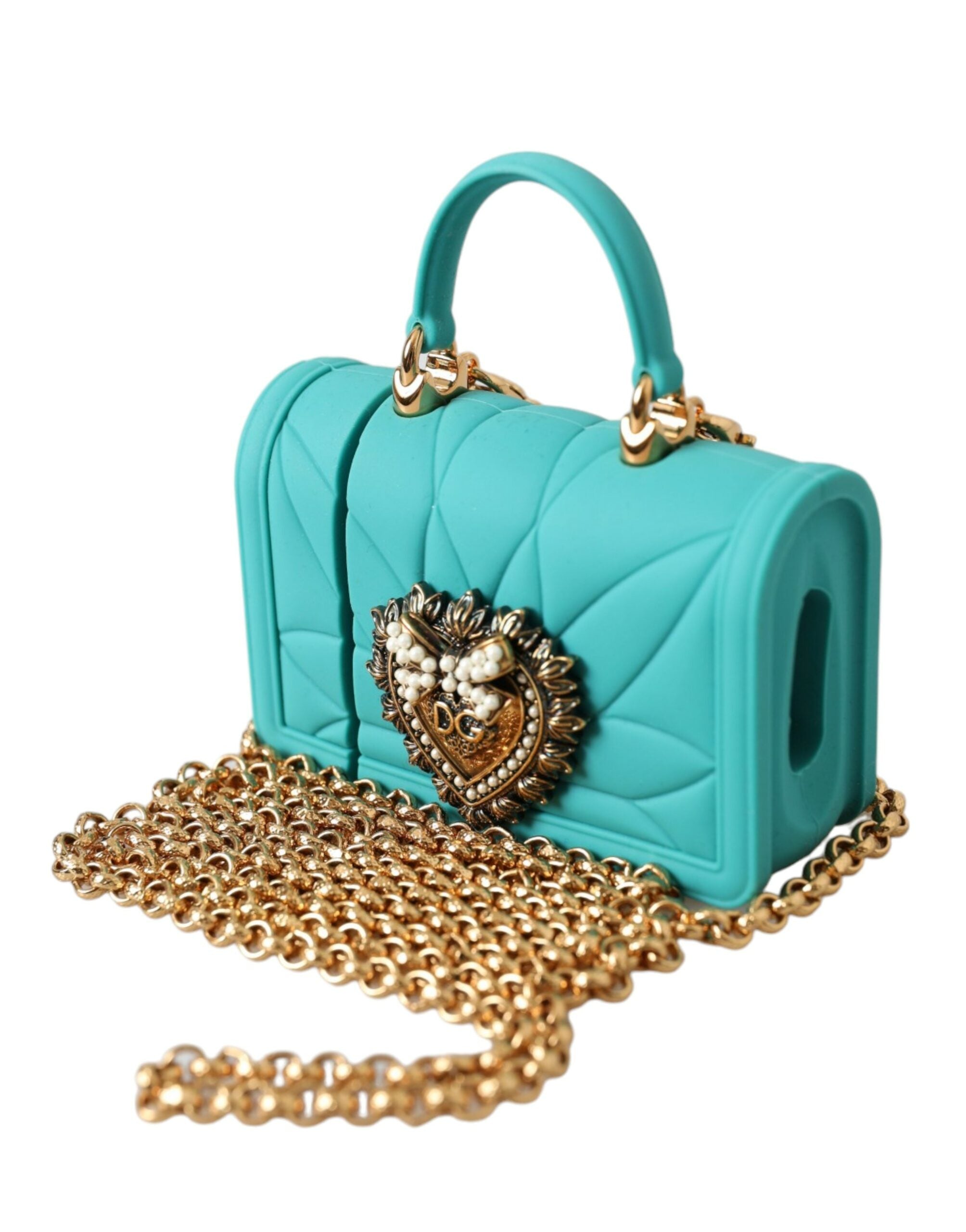 Étui Airpods Dolce & Gabbana turquoise