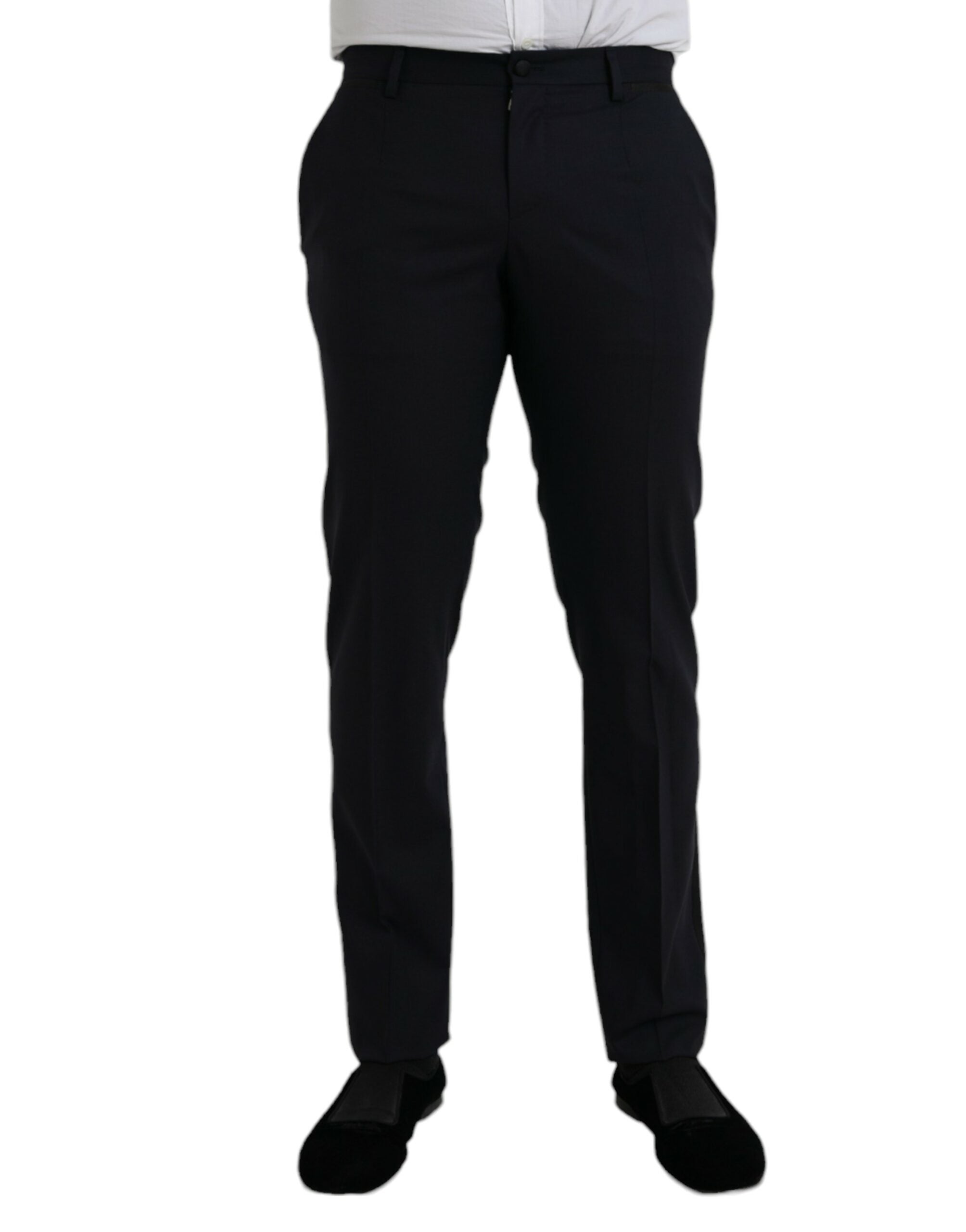 Pantalons Dolce & Gabbana slim bleu foncé