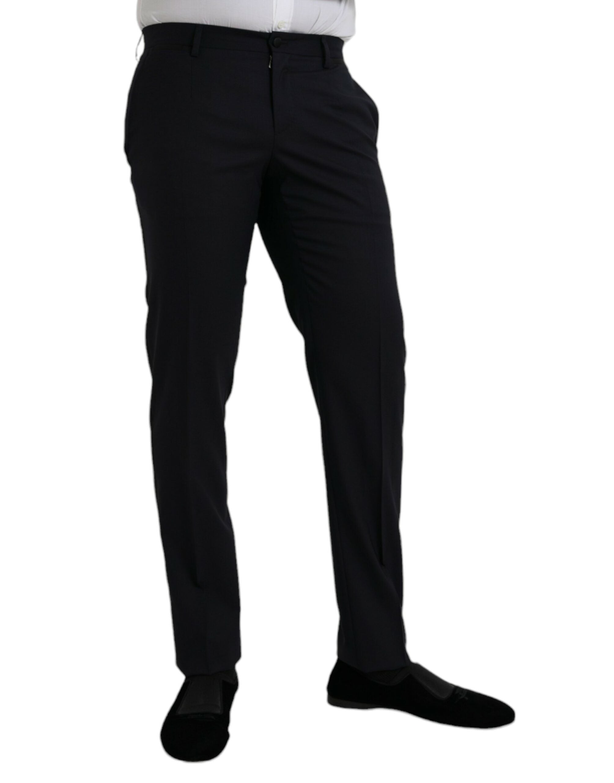 Pantalons Dolce & Gabbana slim bleu foncé