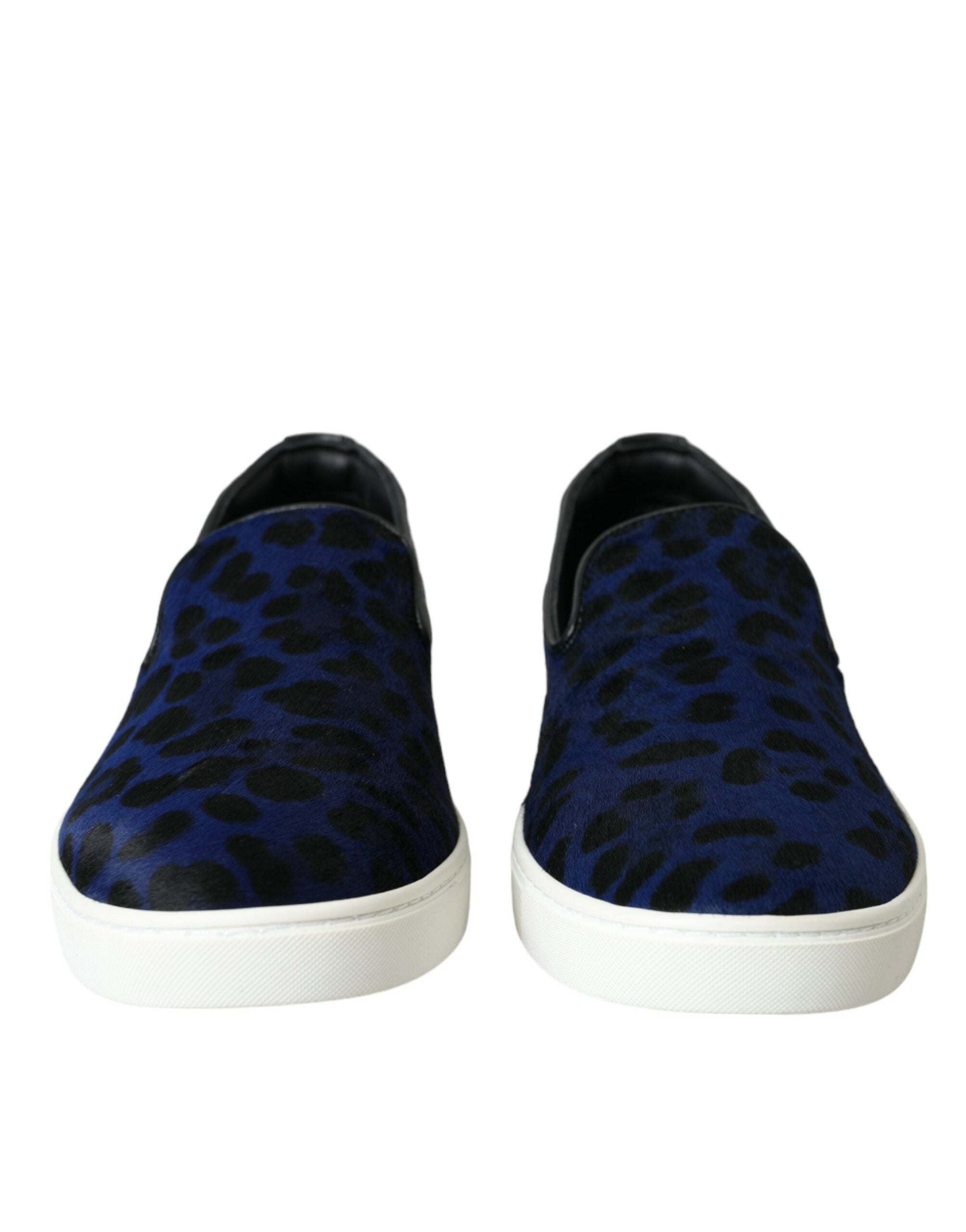 Baskets Dolce & Gabbana leopard bleues