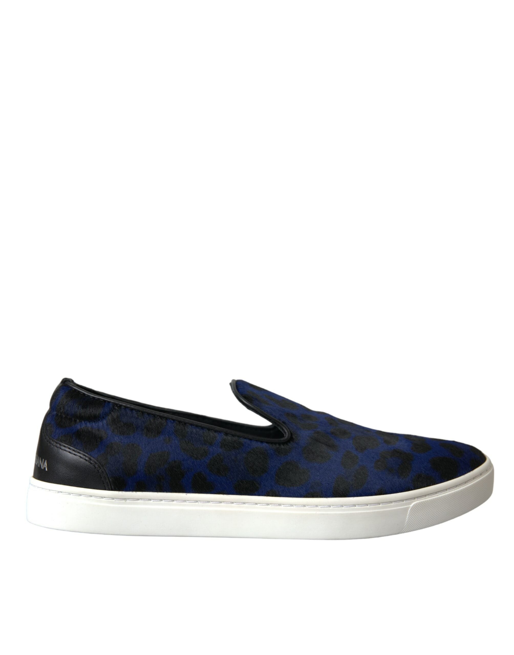 Baskets Dolce & Gabbana leopard bleues