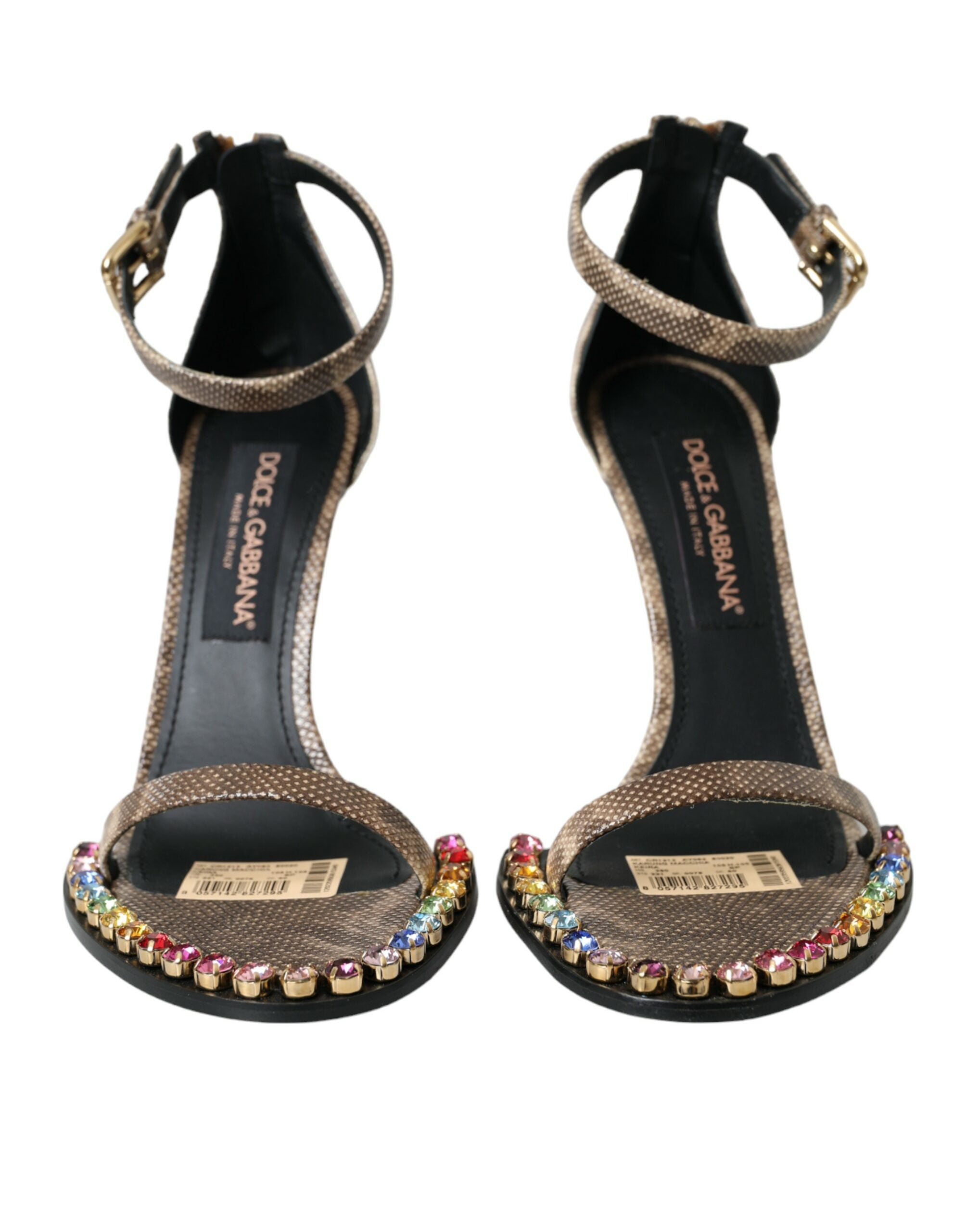 Sandales Dolce & Gabbana marron beiges