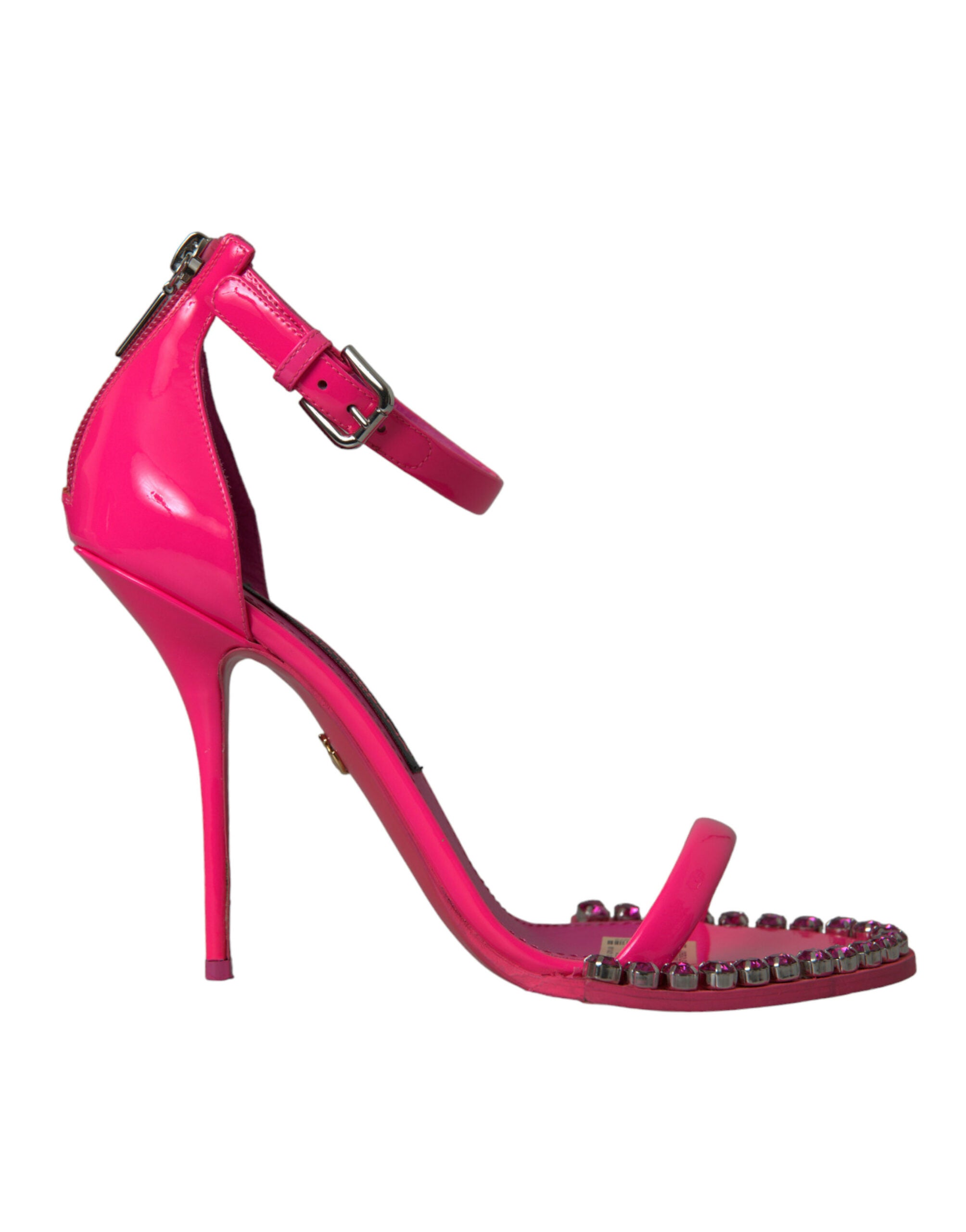Sandales Dolce & Gabbana en cuir roses