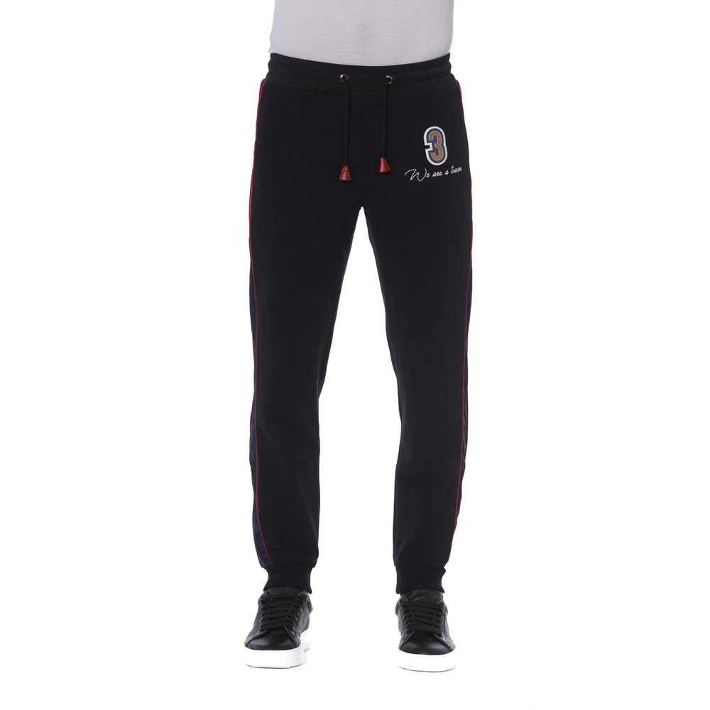 Pantalon Trussardi modèle sportif noir