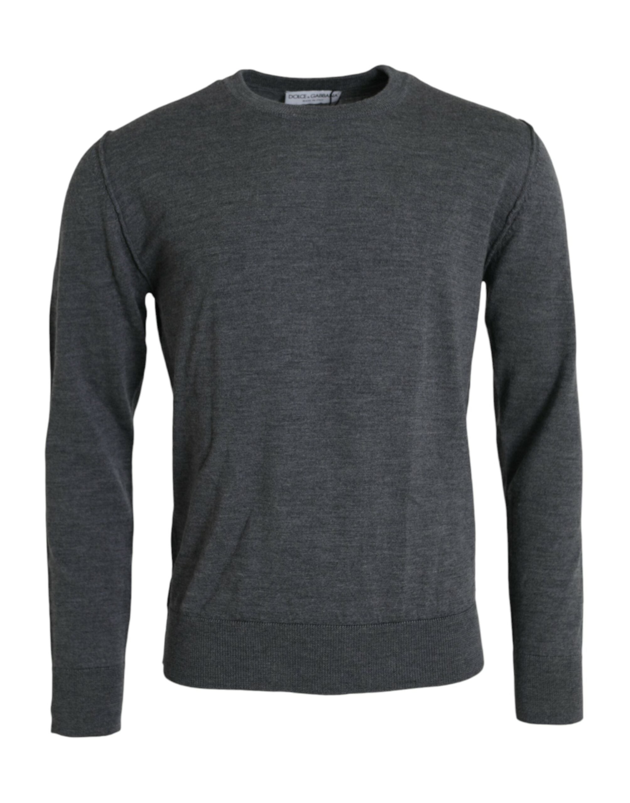 Pull DOLCE & GABBANA crew neck gris foncé