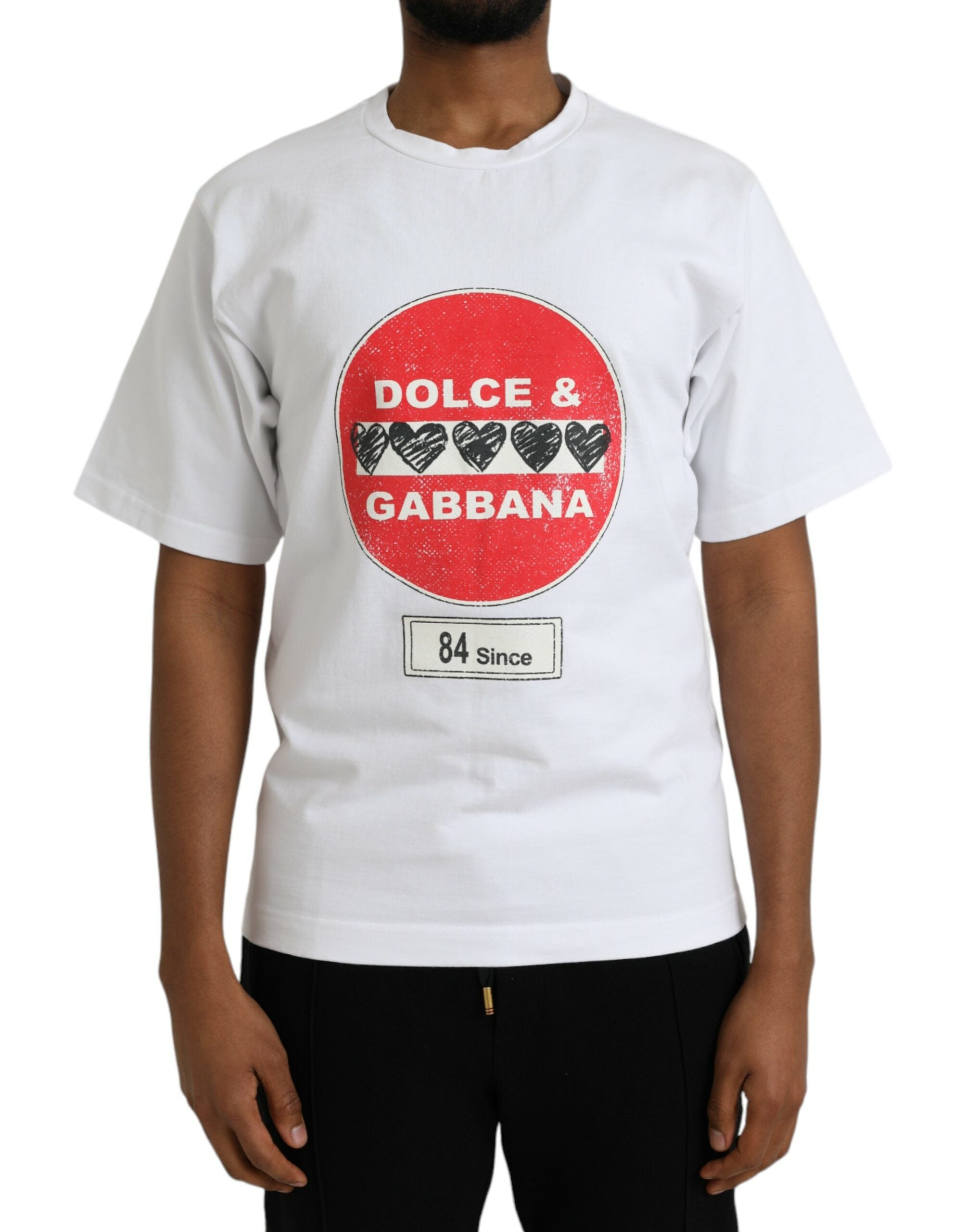 T-shirt Dolce & Gabbana Amor blanc