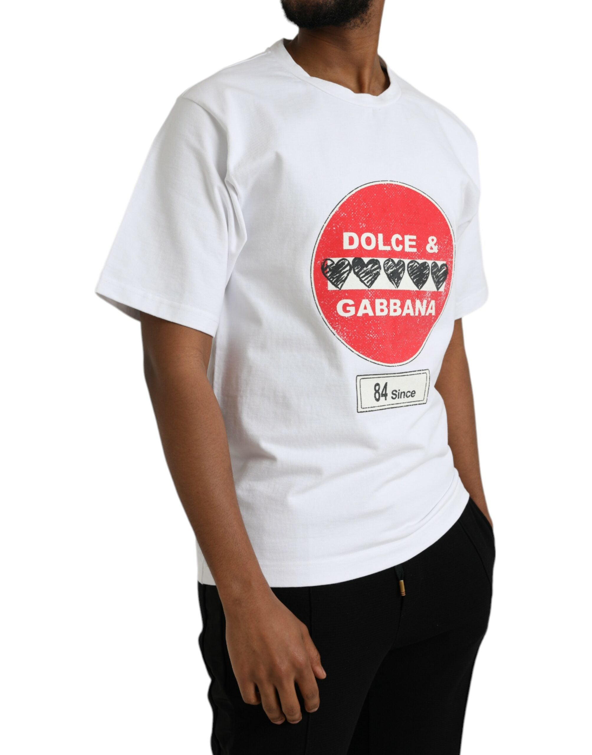 T-shirt Dolce & Gabbana Amor blanc
