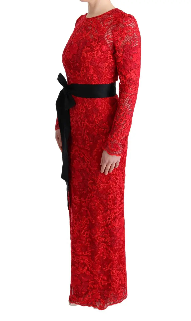 Robe Dolce & Gabbana Longue rouge Dolce & Gabbana