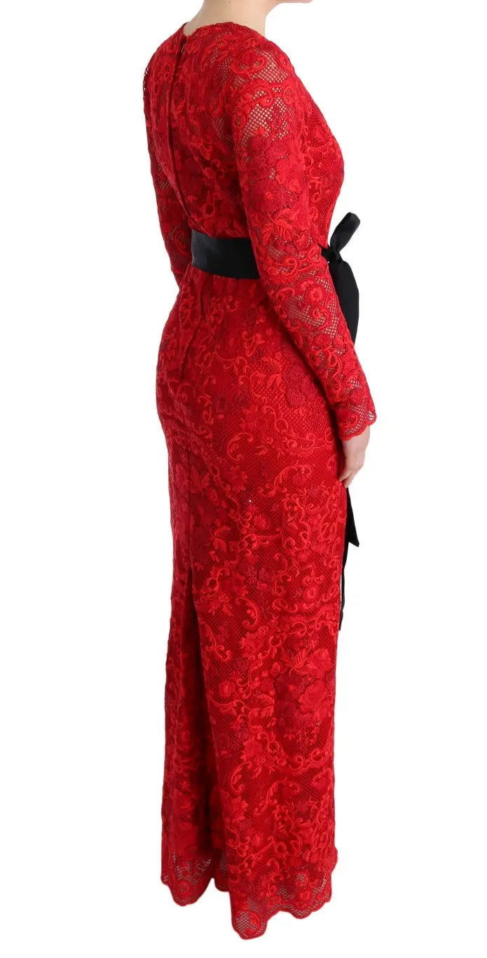 Robe Dolce & Gabbana Longue rouge Dolce & Gabbana