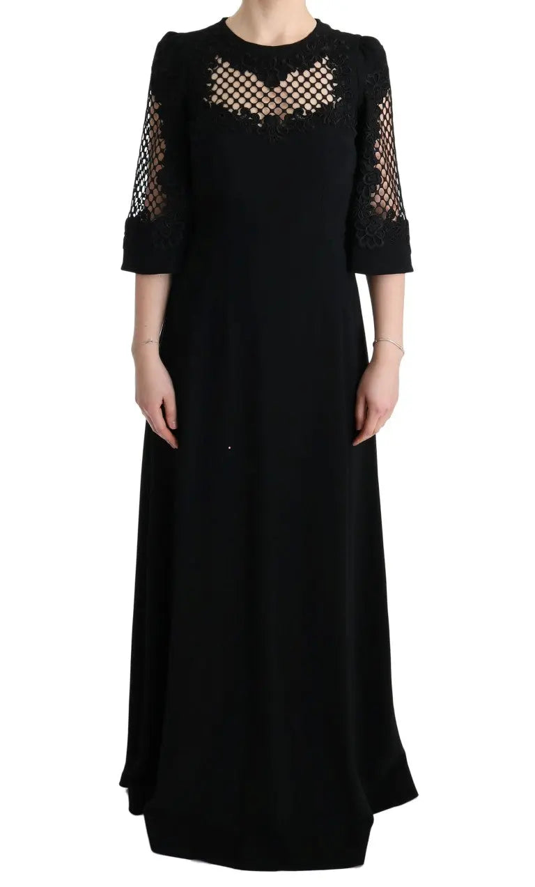 Robe Dolce & Gabbana maxi noire Dolce & Gabbana