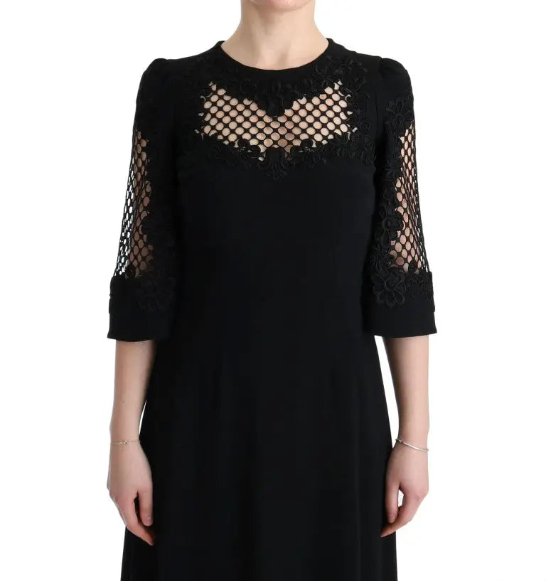 Robe Dolce & Gabbana maxi noire Dolce & Gabbana