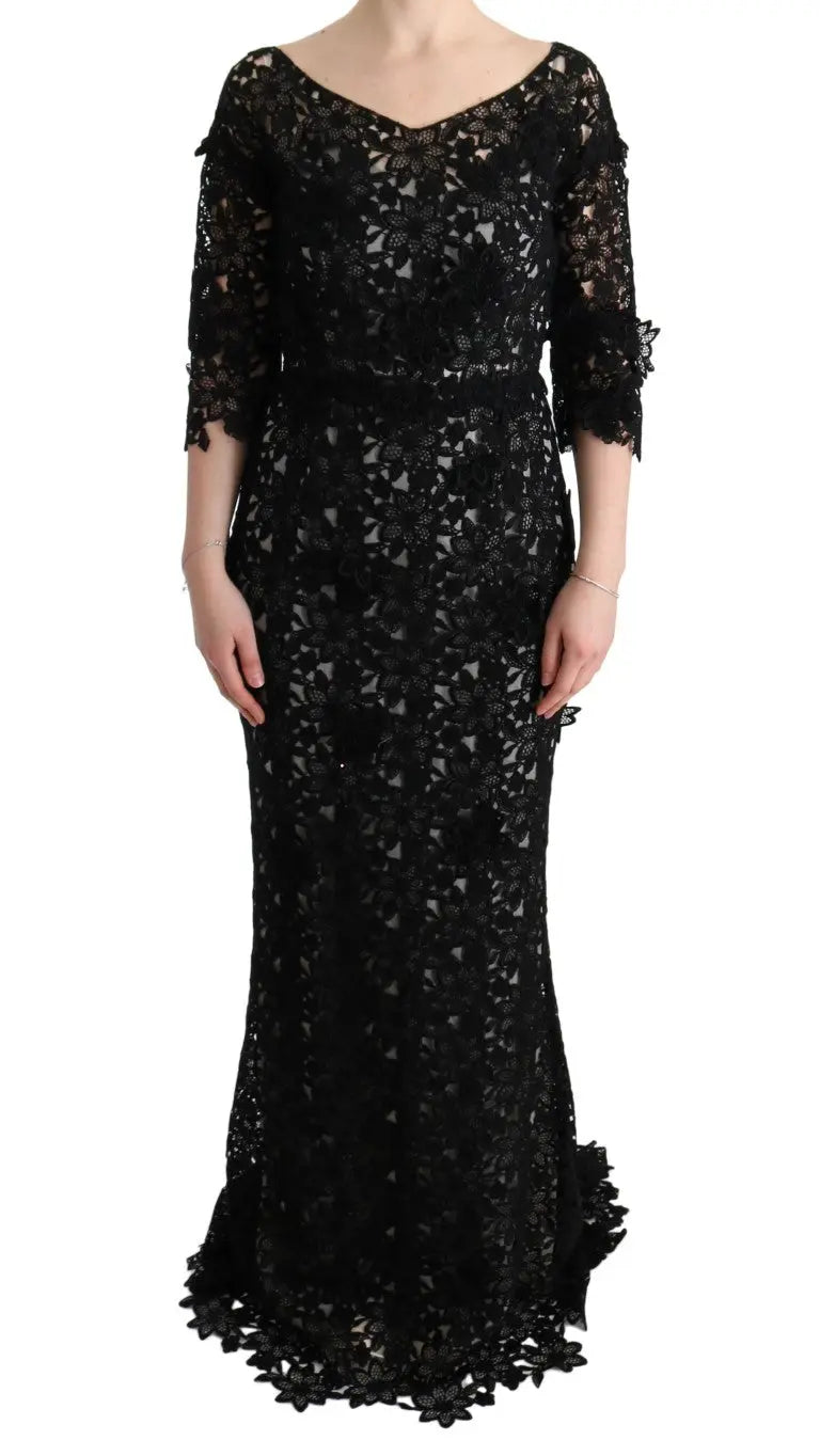 Robe Dolce & Gabbana maxi noire Dolce & Gabbana