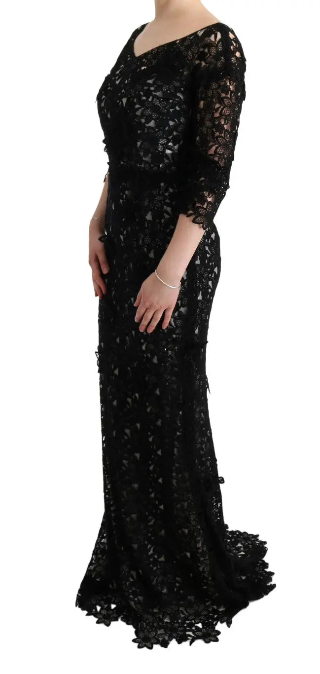 Robe Dolce & Gabbana maxi noire Dolce & Gabbana