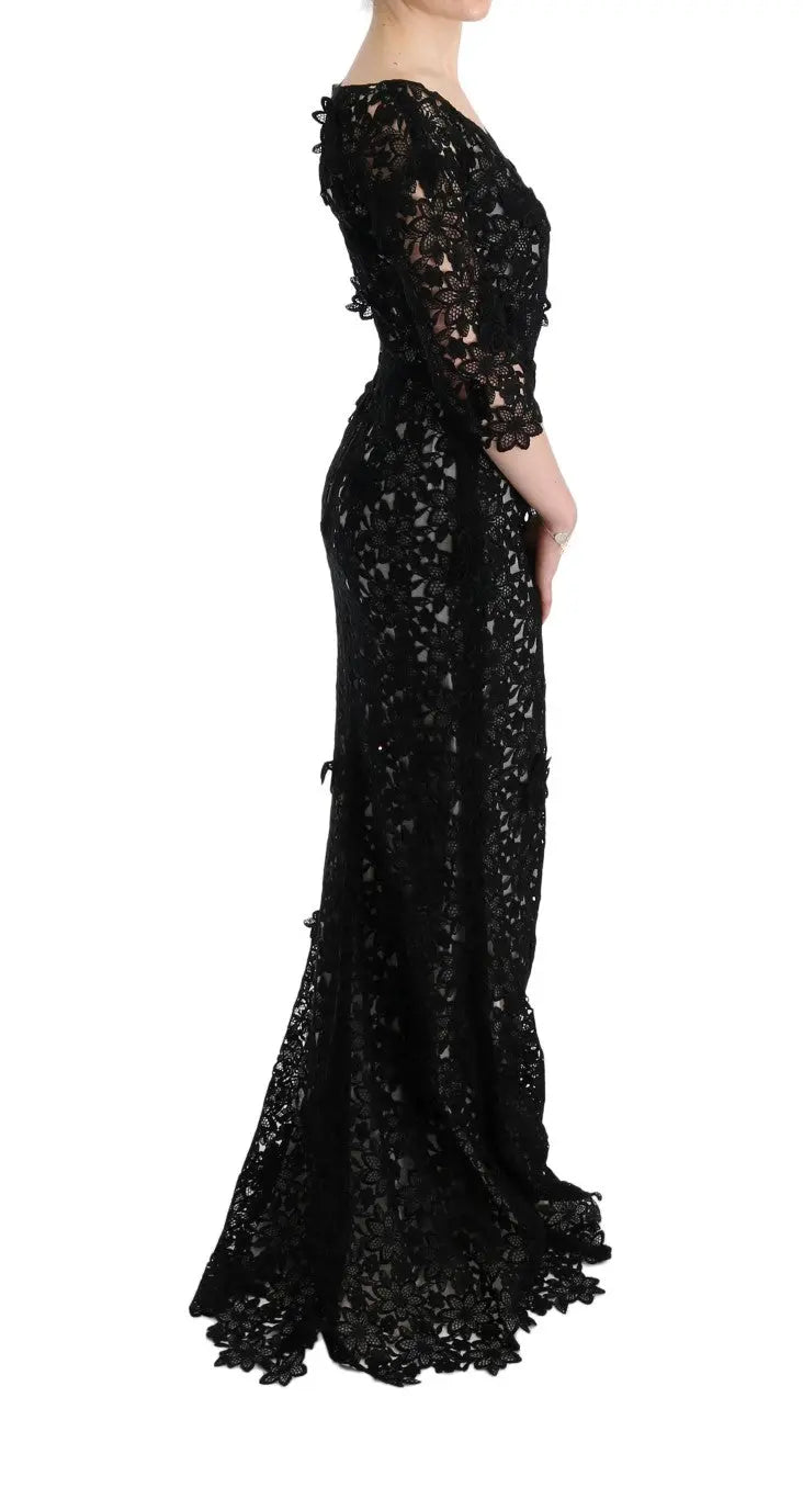 Robe Dolce & Gabbana maxi noire Dolce & Gabbana