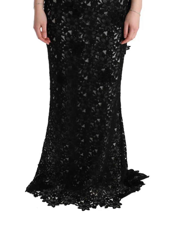 Robe Dolce & Gabbana maxi noire Dolce & Gabbana