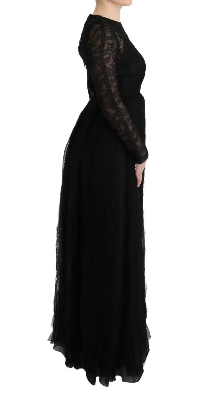 Robe Dolce & Gabbana en dentelle noire Dolce & Gabbana
