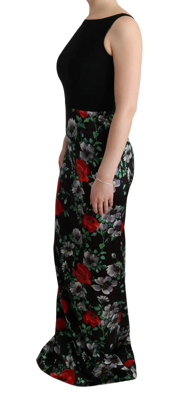 Robe Dolce & Gabbana longue fleurie multicolore Dolce & Gabbana